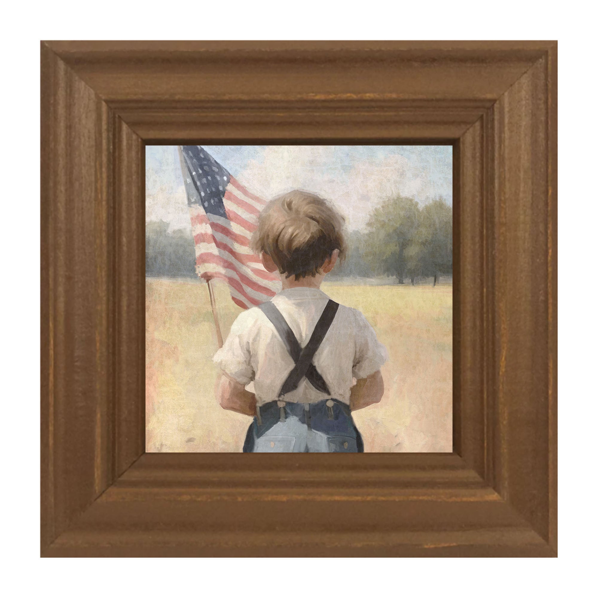 Boy with Flag
