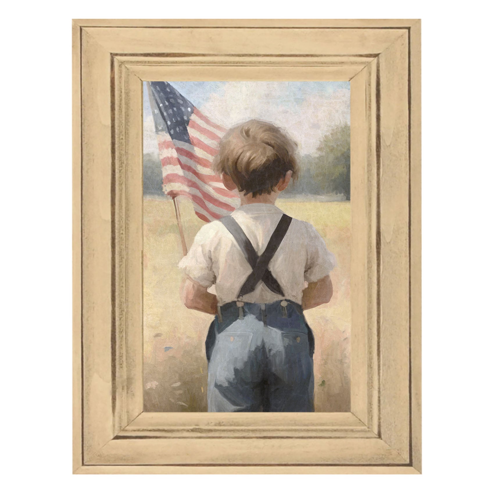 Boy with Flag