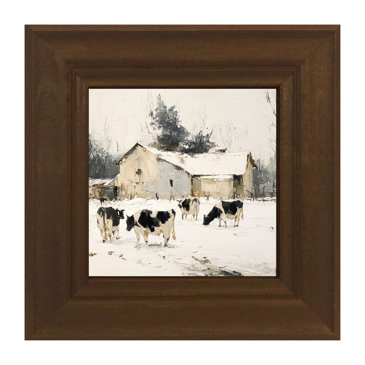 Cows in the Snow