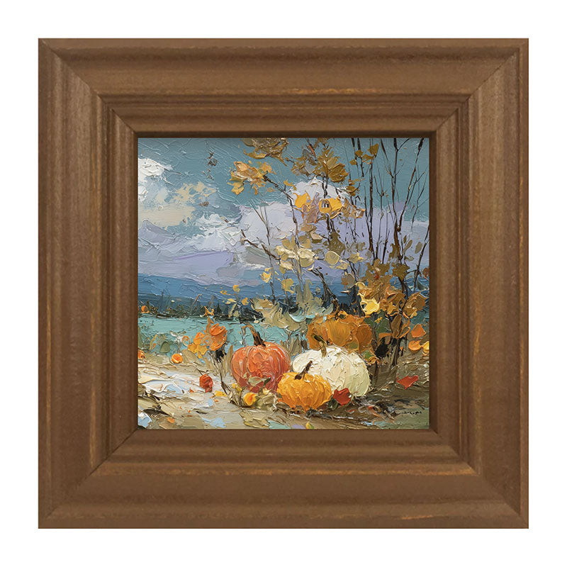 Pumpkin Country - Small Pumpkins along Path