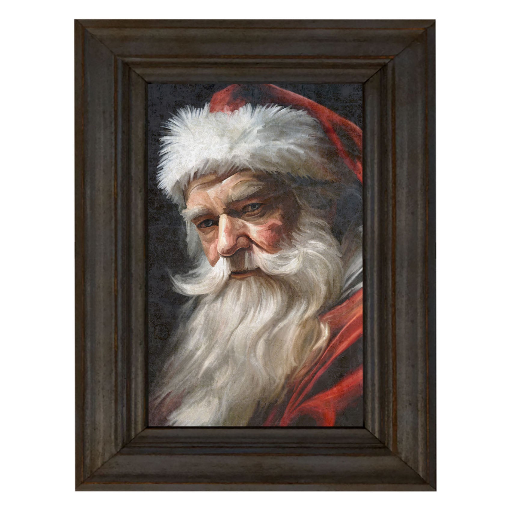 Santa with Black Background