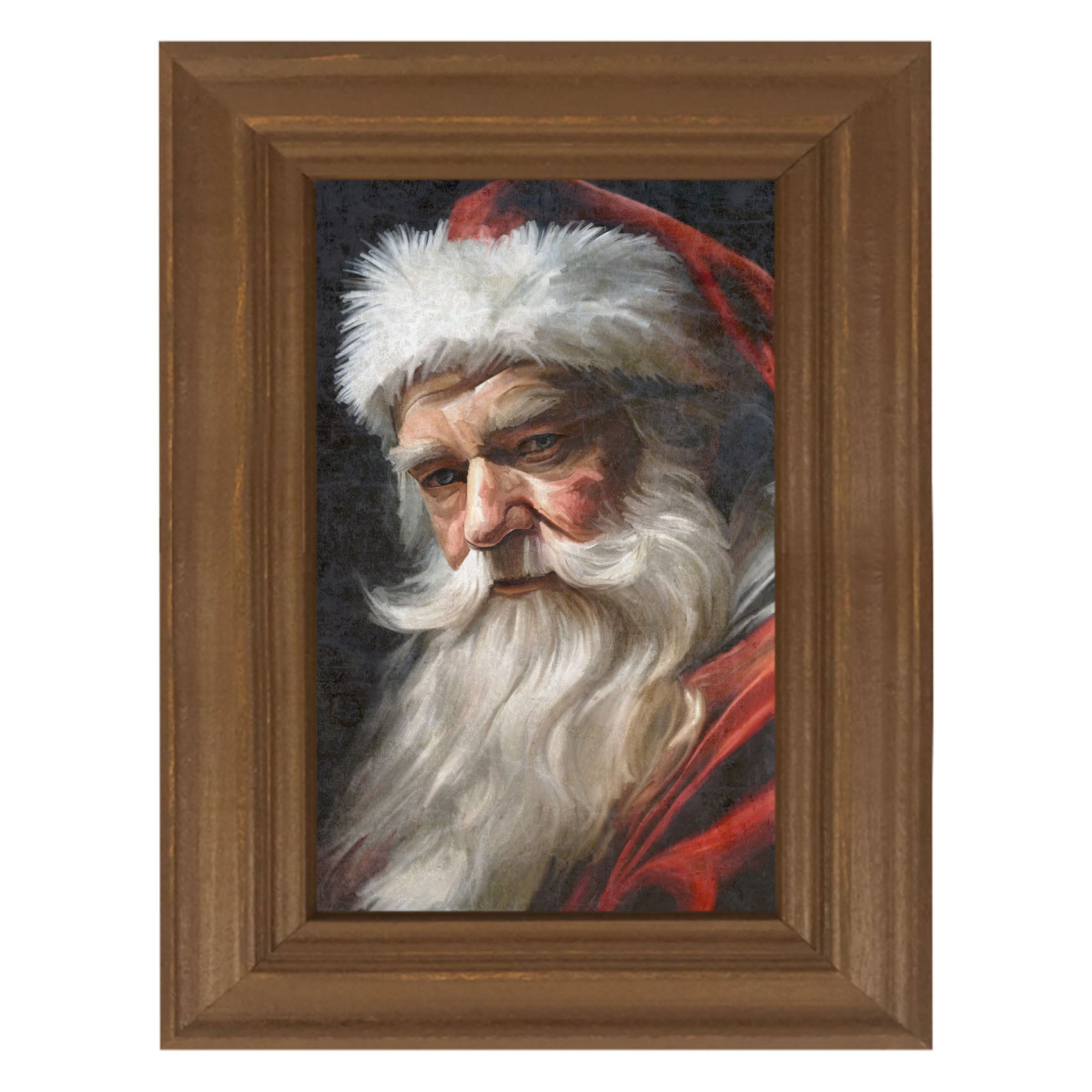 Santa with Black Background