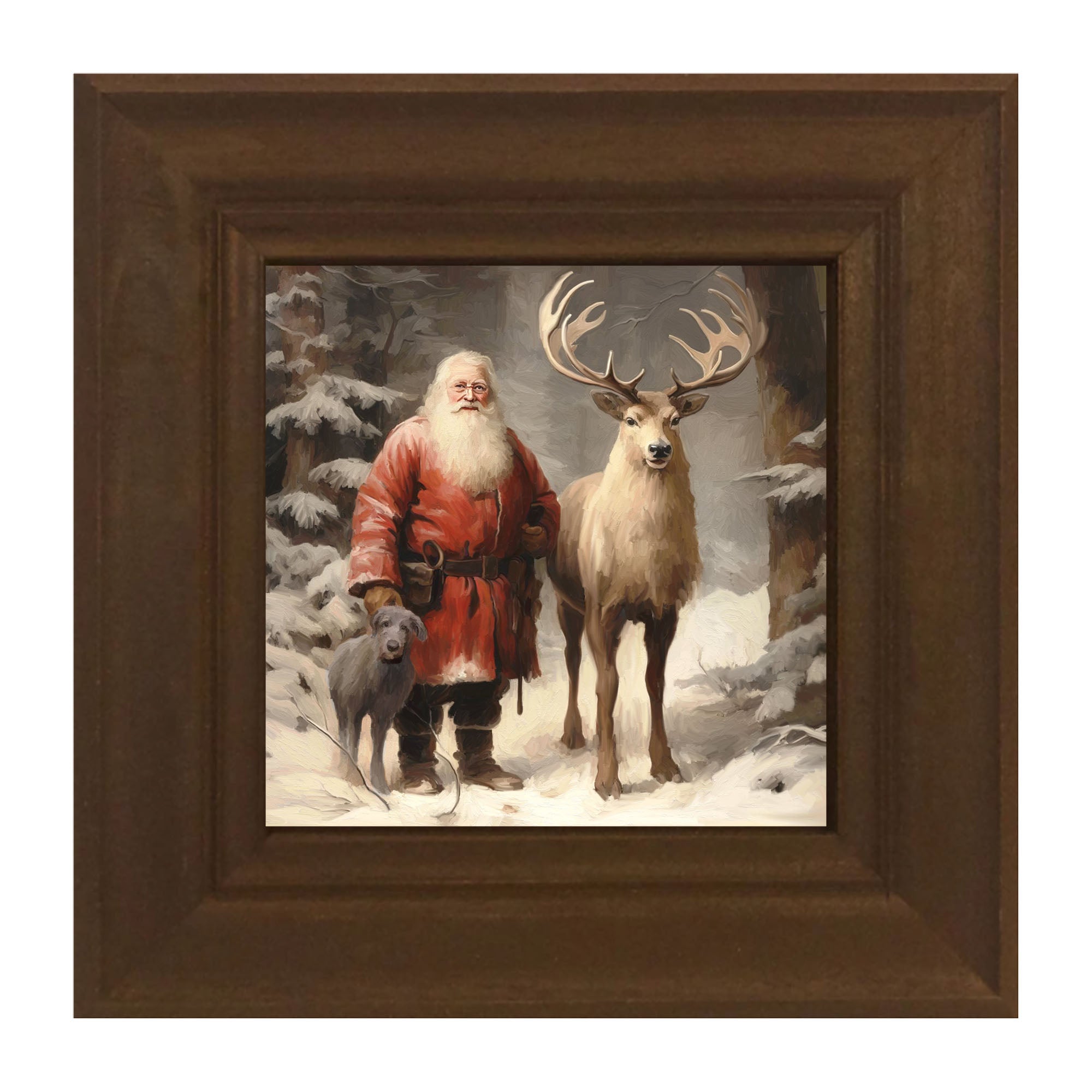 Winter Forest Santa