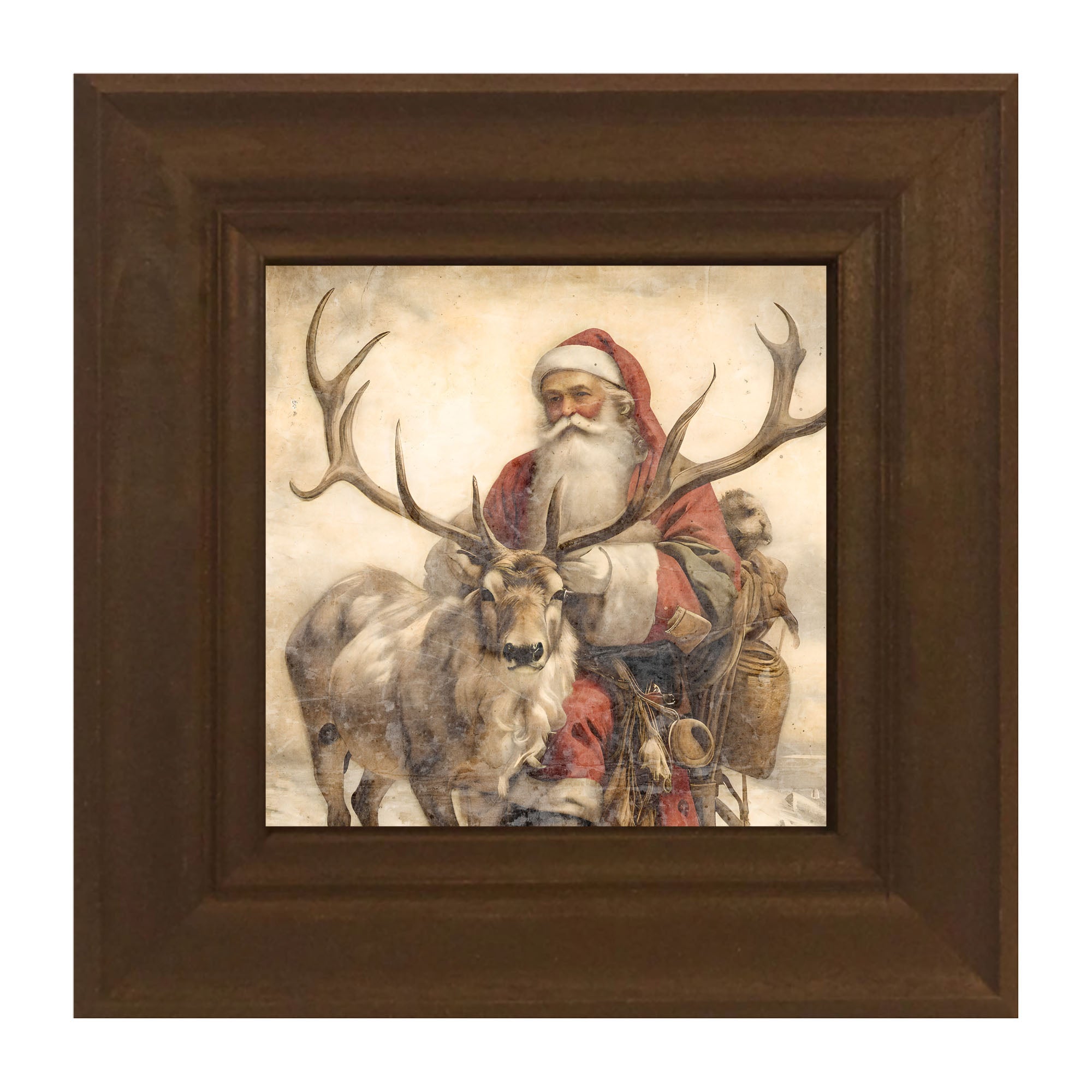 Reindeer with Santa 1