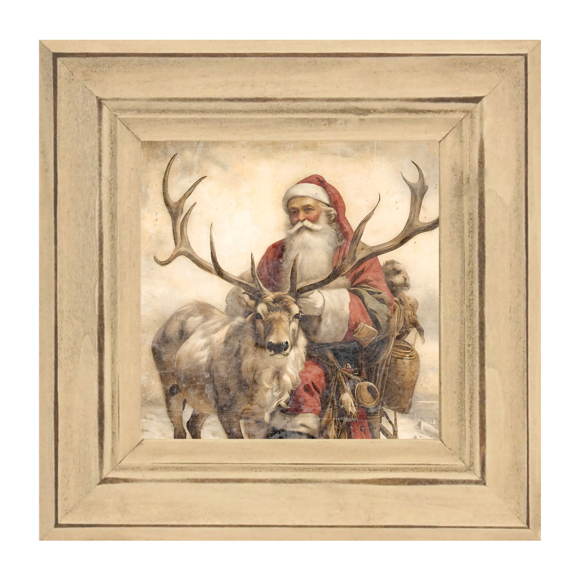 Reindeer with Santa 1