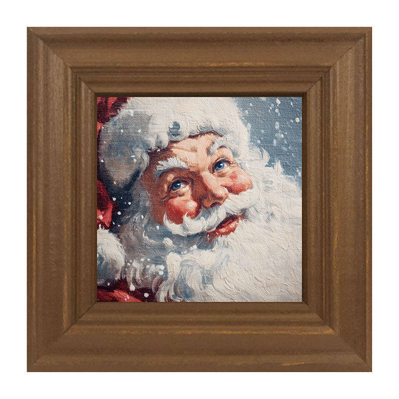 Snowy Santa Smiling