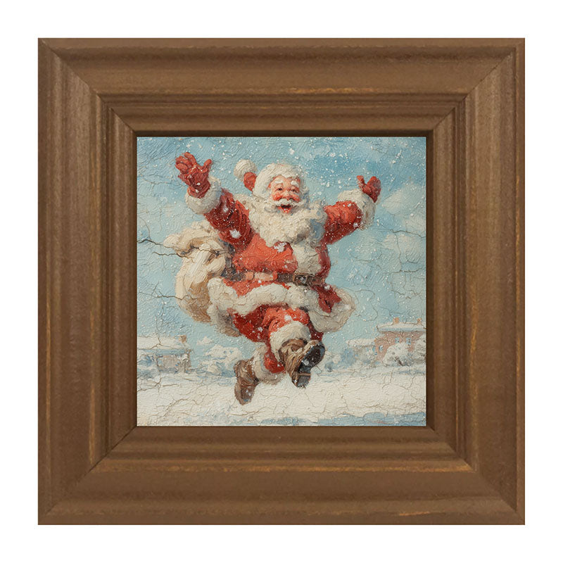 Snowy Santa Dashing through the Snow