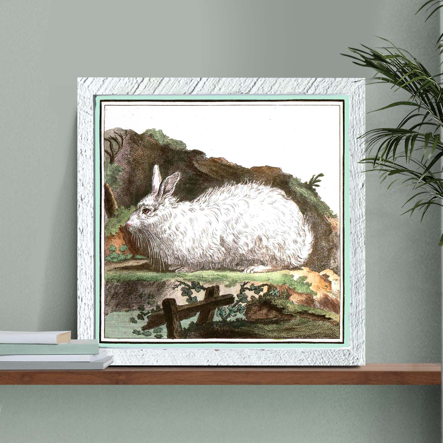 Vintage White Bunny