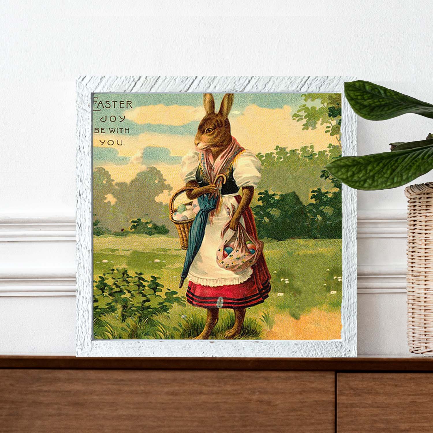 Mother Bunny with Eggs