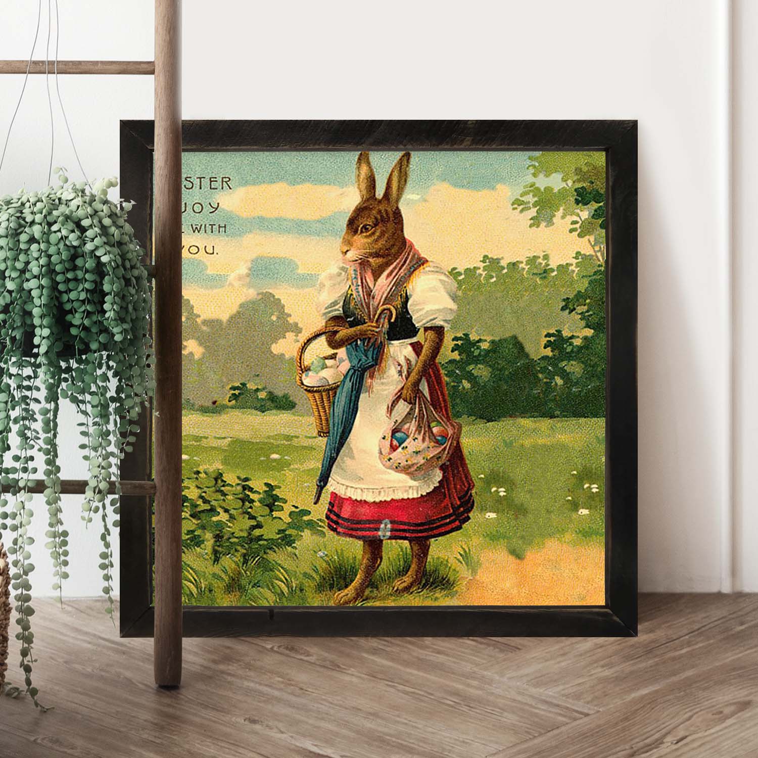 Mother Bunny with Eggs