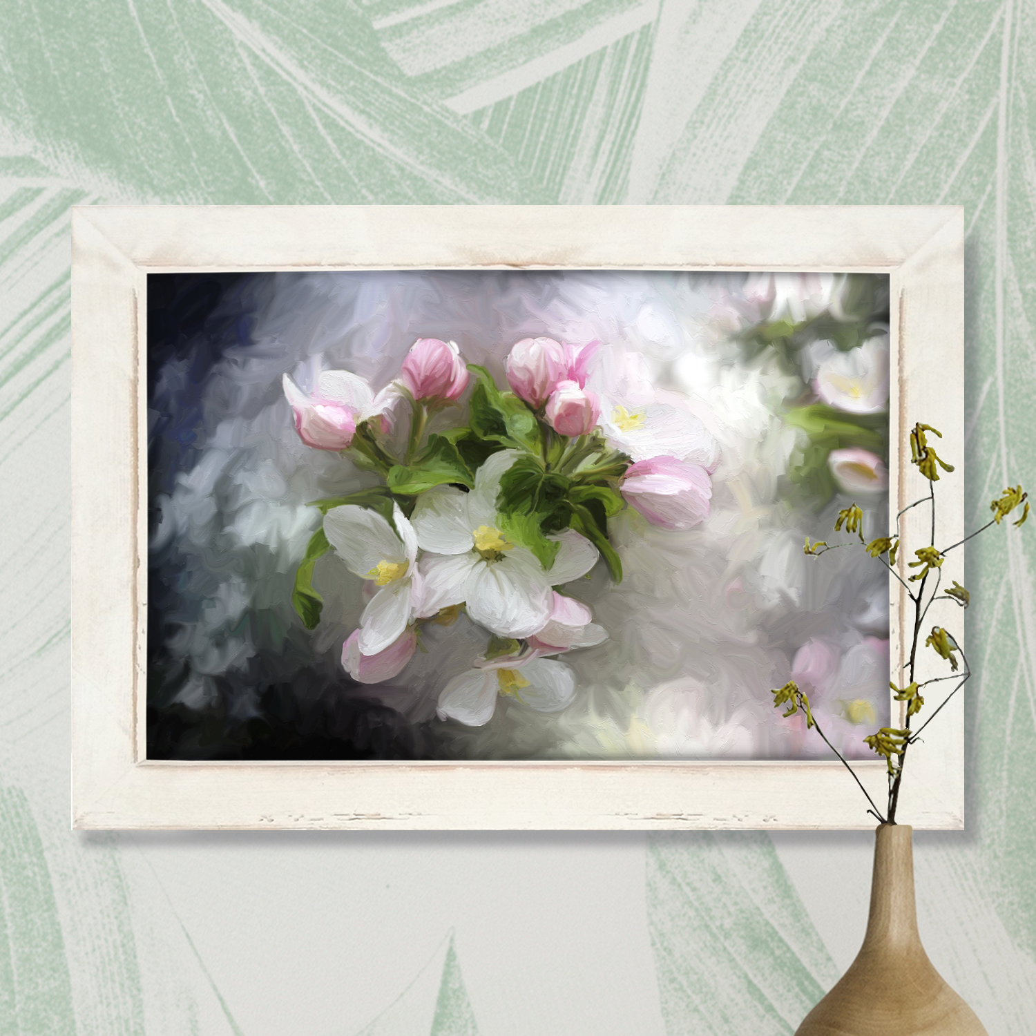 White and Pink Blooms