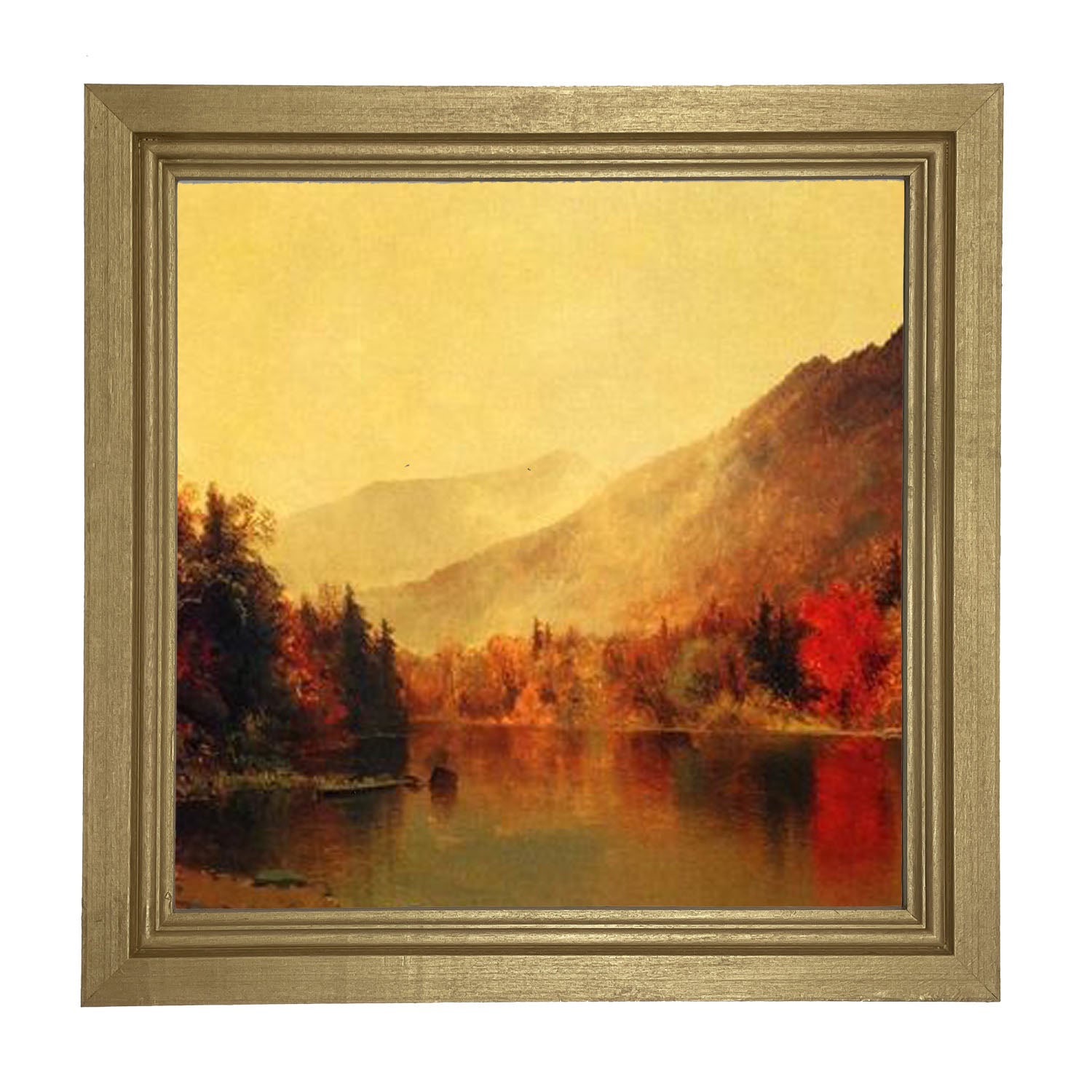 Autumn Lake - Framed Art