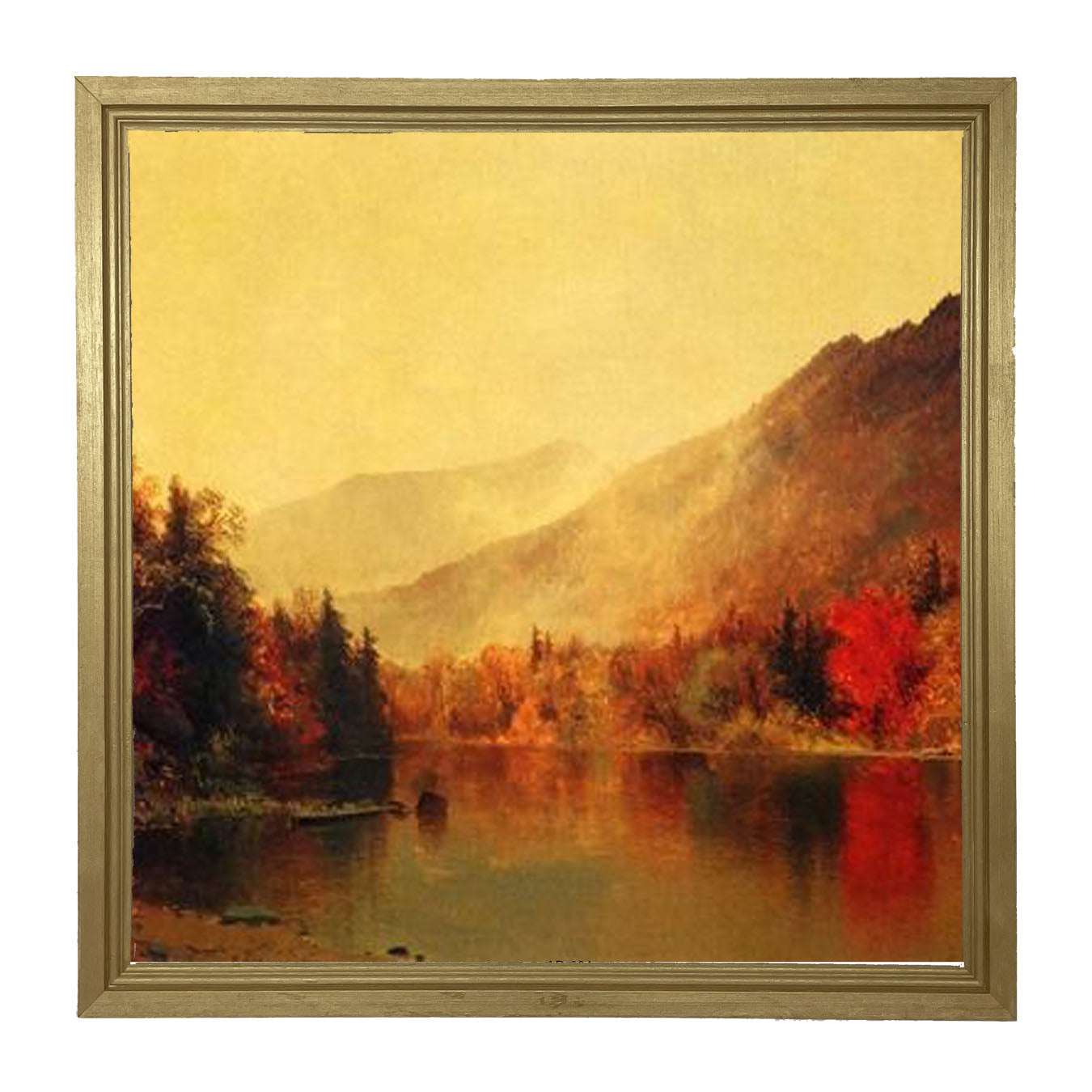 Autumn Lake - Framed Art