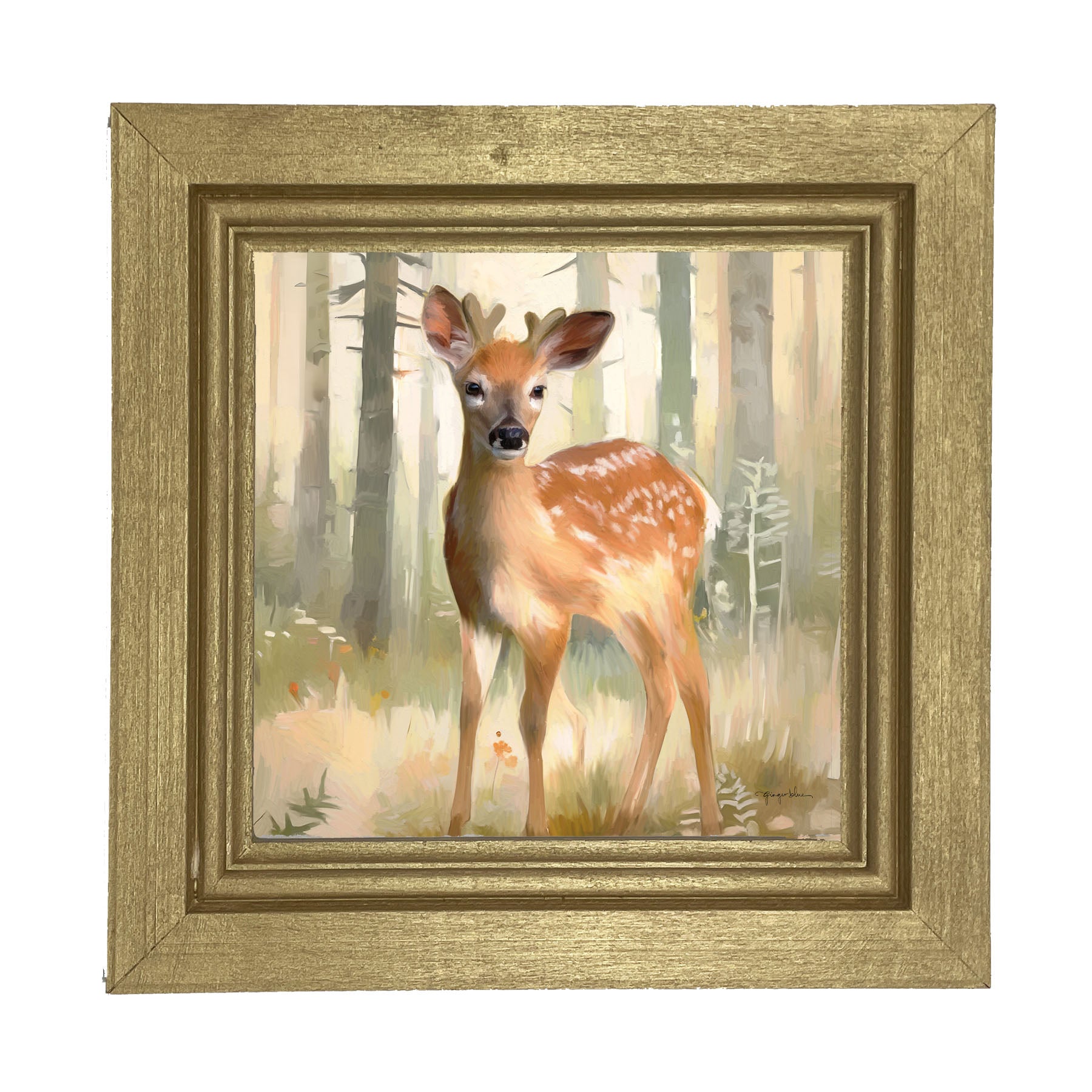 Forest Deer - Framed art