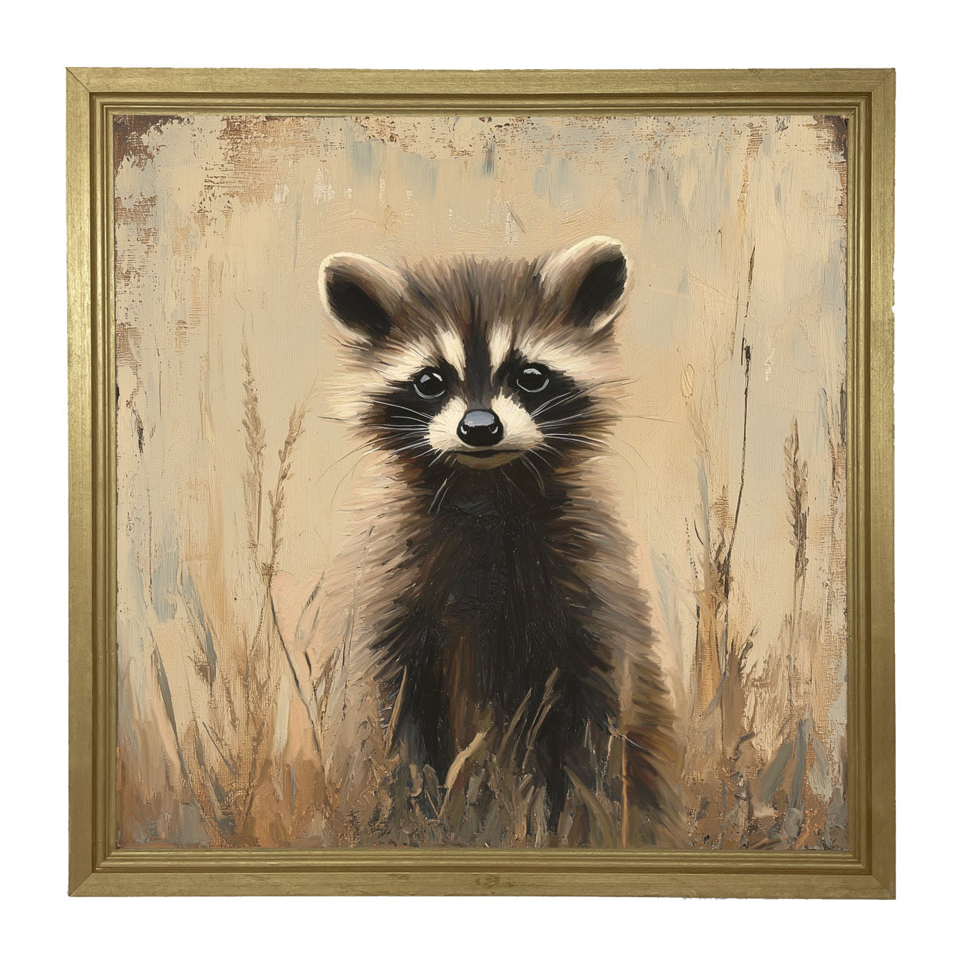 Baby Raccoon - Framed art