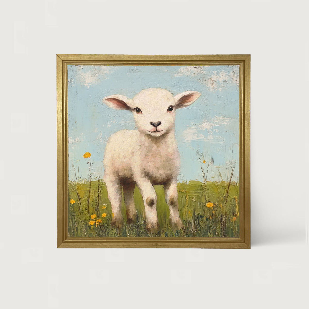 Lamb in a Meadow