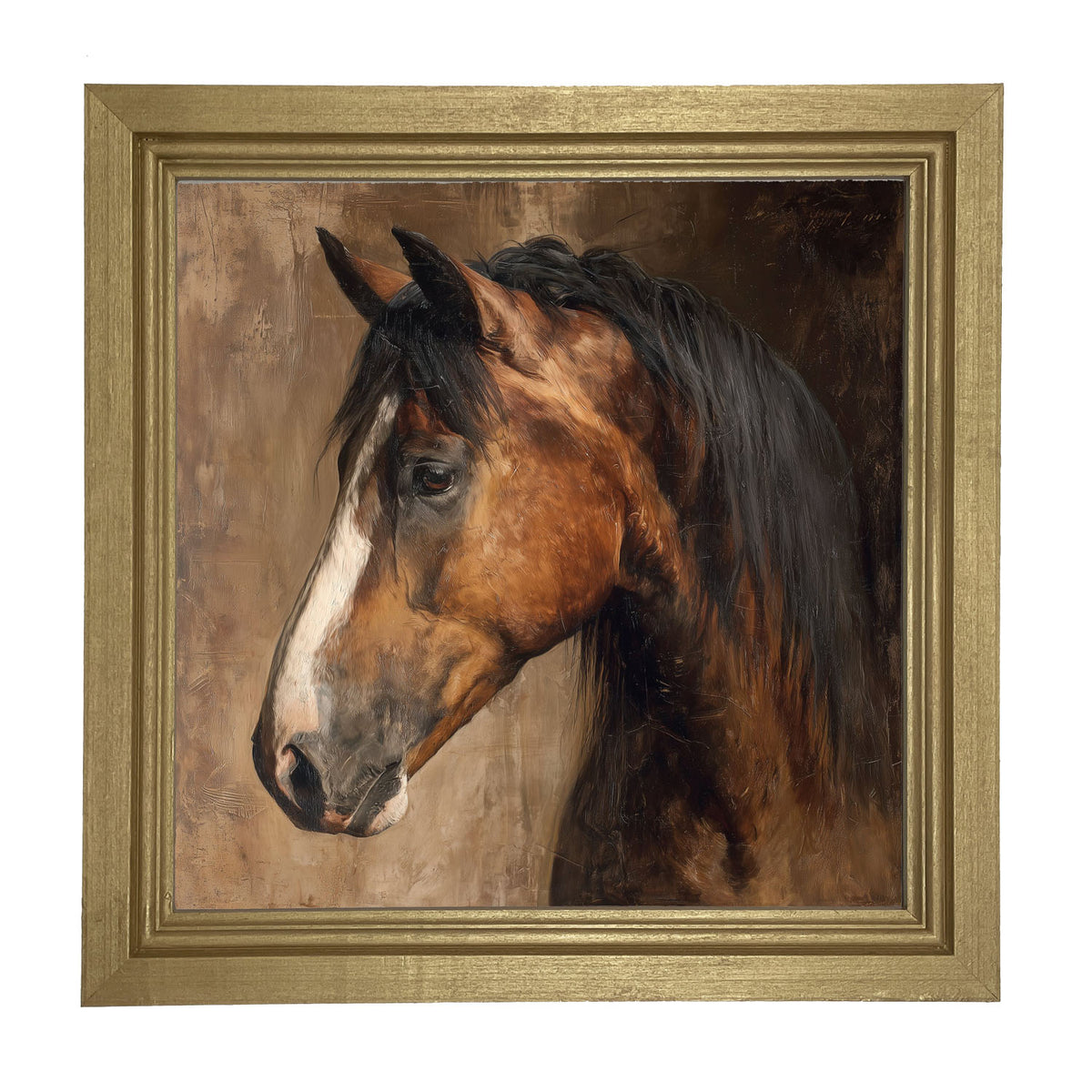 Horse Portrait - Framed Art