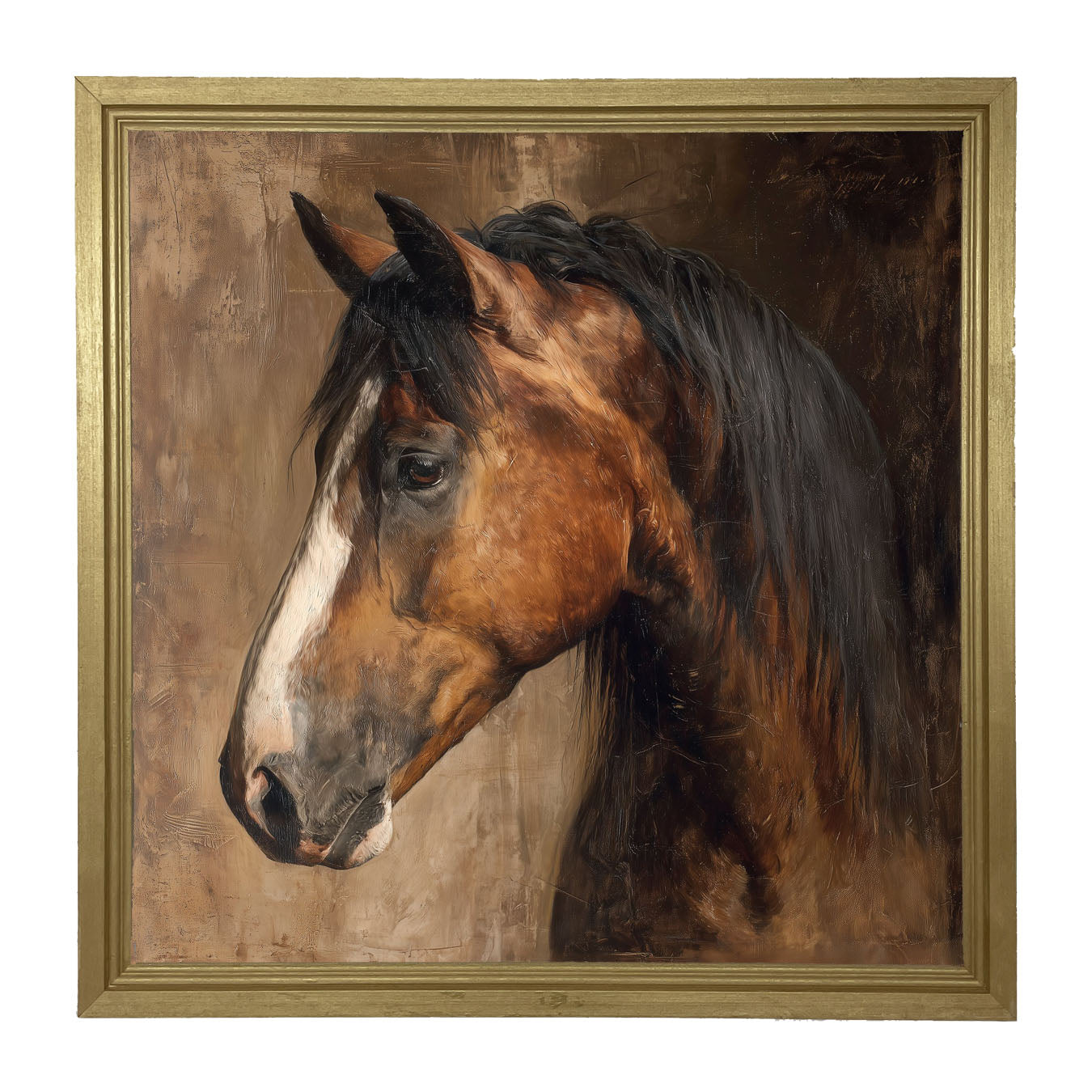 Horse Portrait - Framed Art