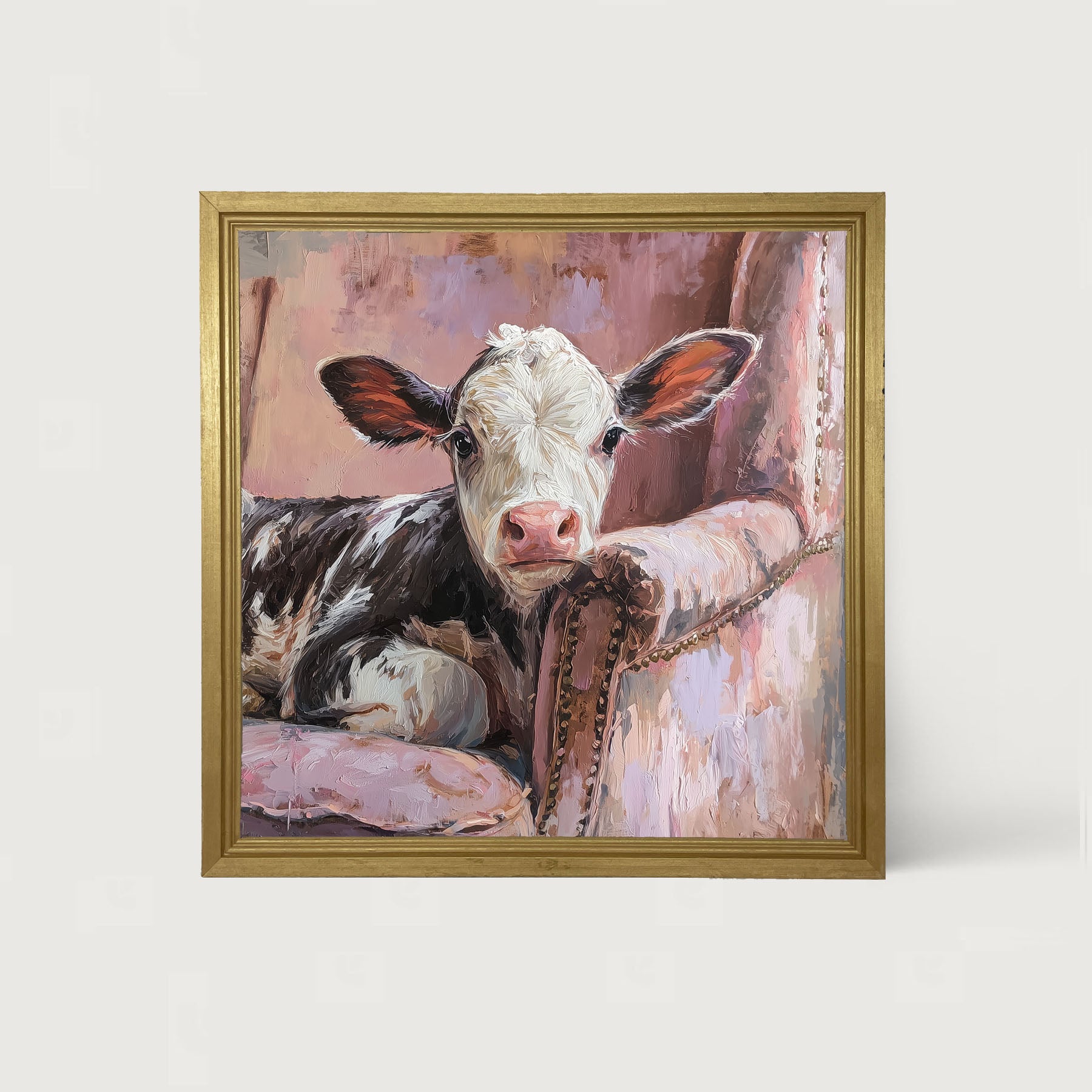 Armchair with Cow