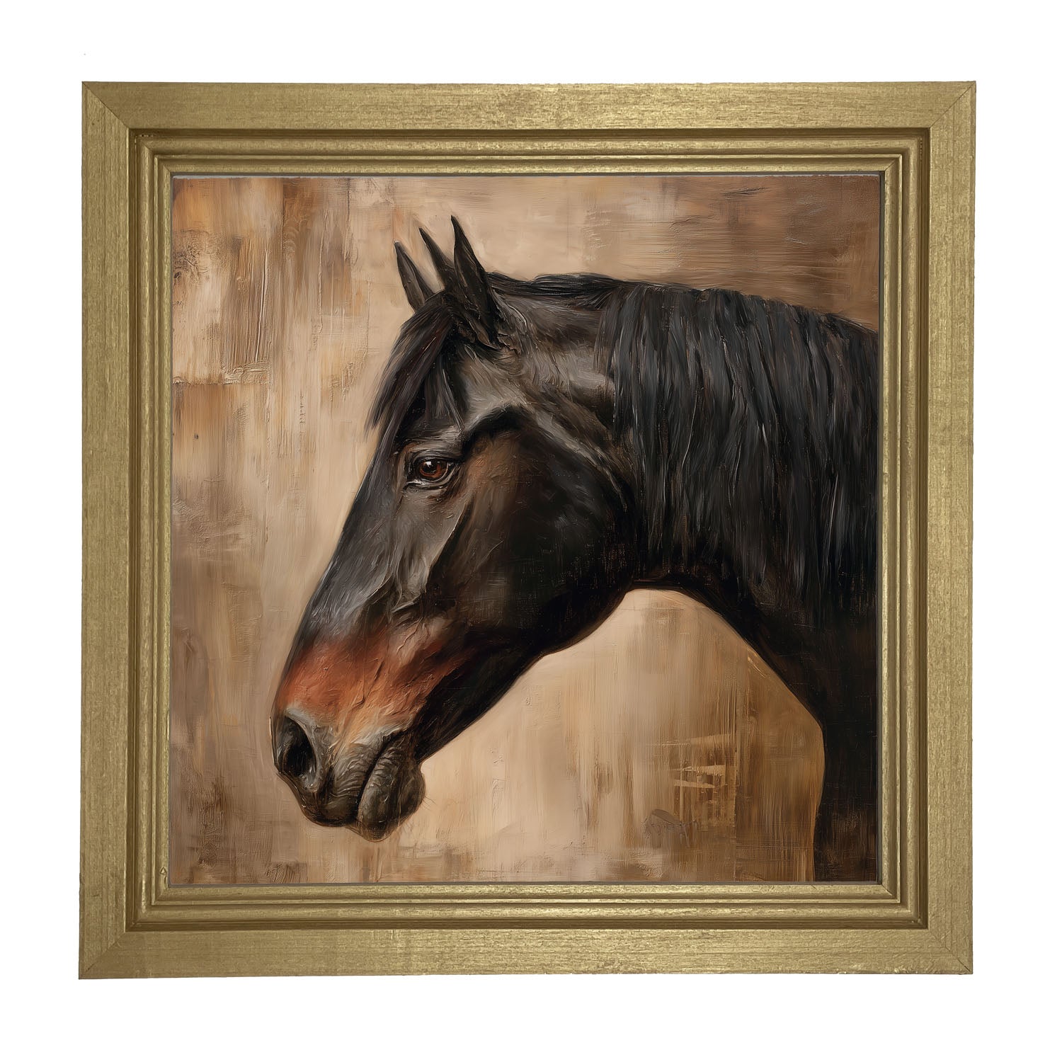 Peaceful Horse - Framed Art