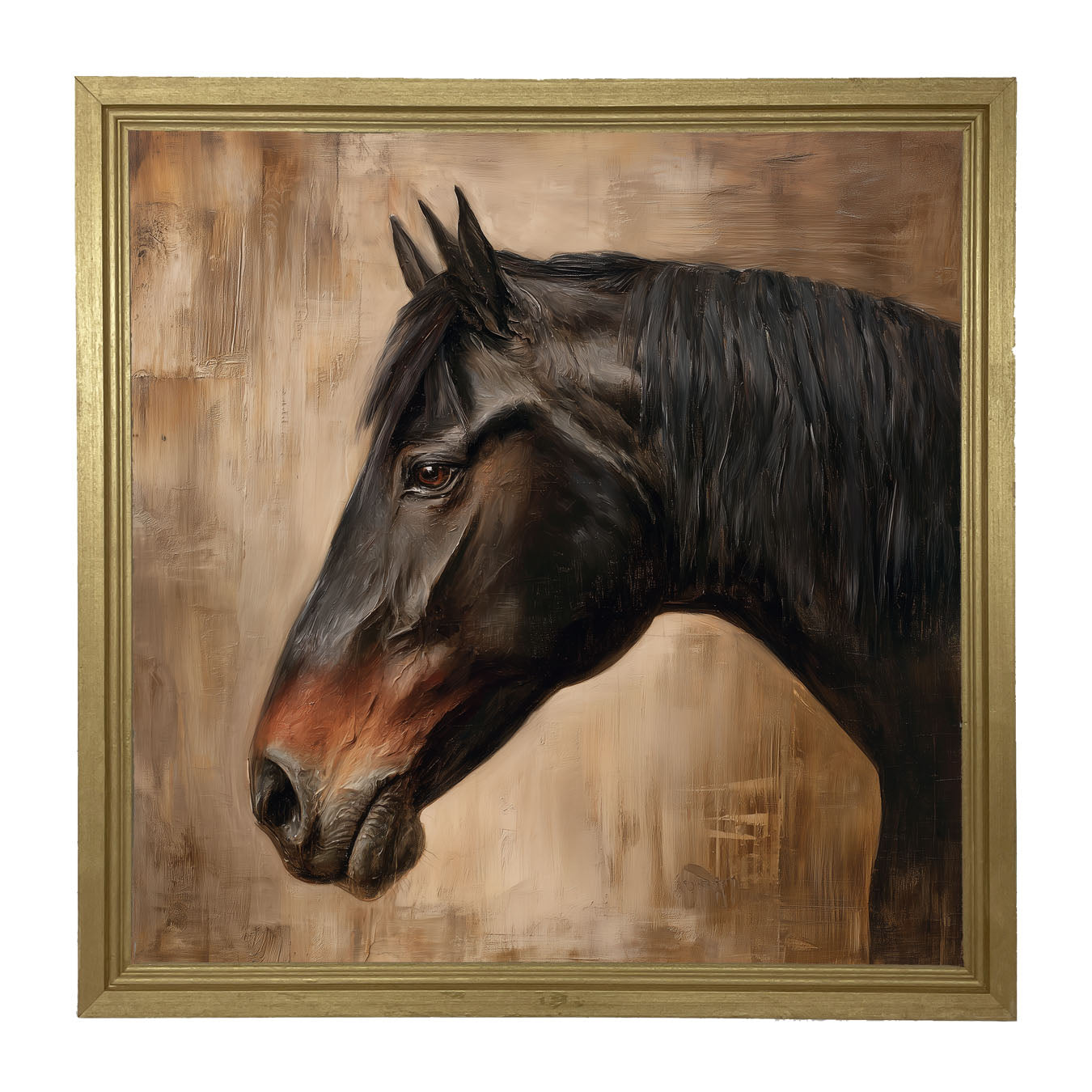 Peaceful Horse - Framed Art