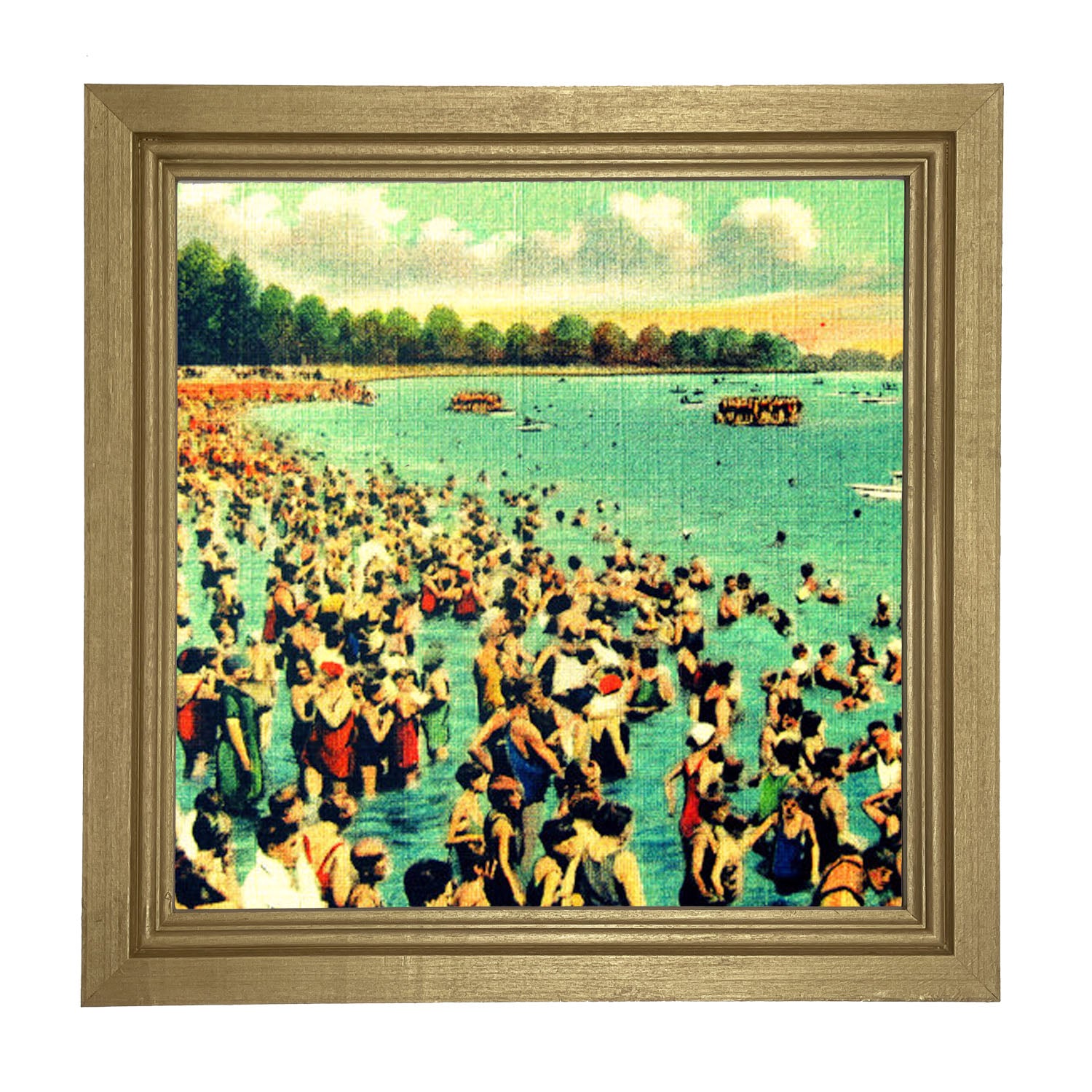Popular Beach - Framed art