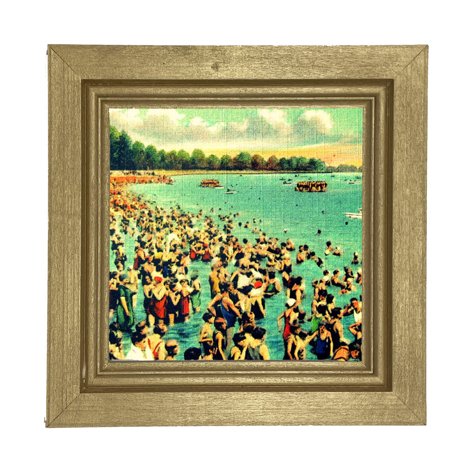 Popular Beach - Framed art