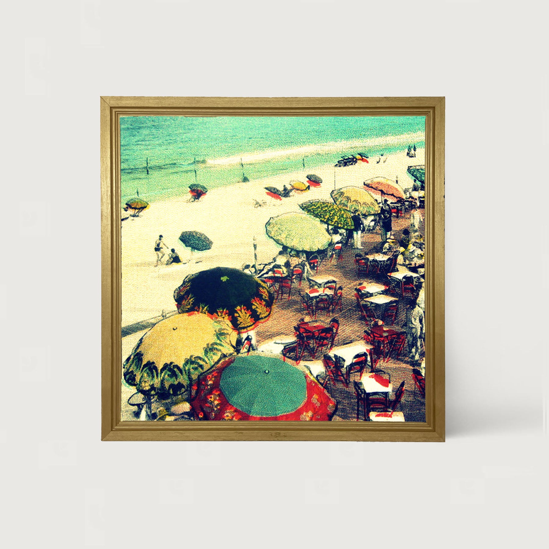 Shoreline Beach - Framed art