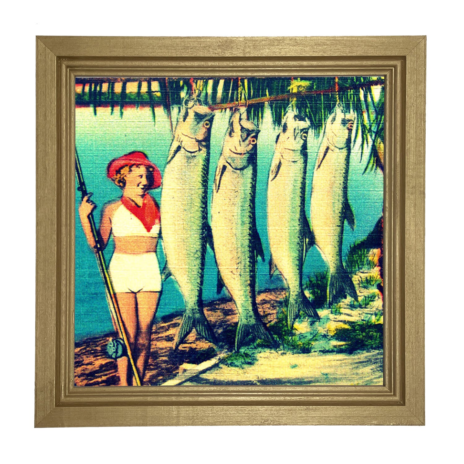 Catch of The Day - Framed art