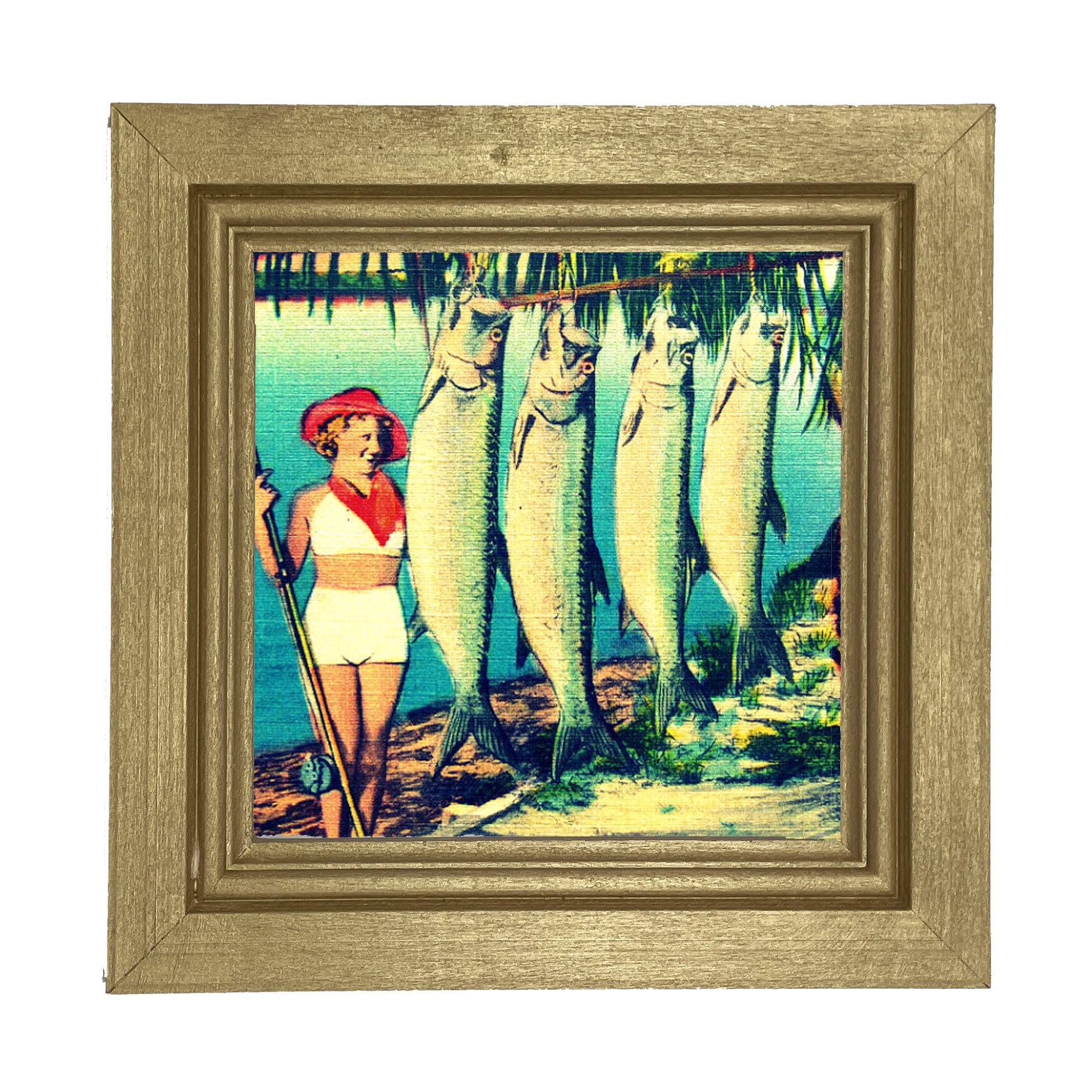 Catch of The Day - Framed art