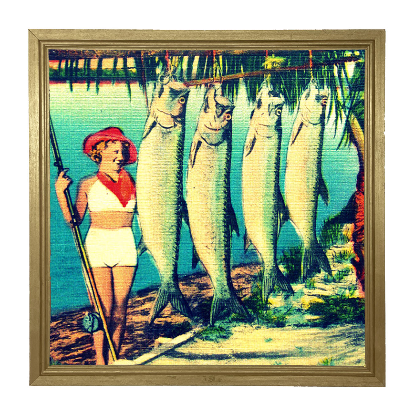 Catch of The Day - Framed art