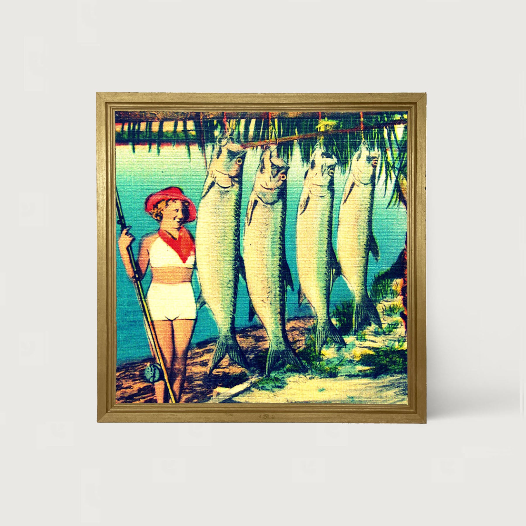 Catch of The Day - Framed art
