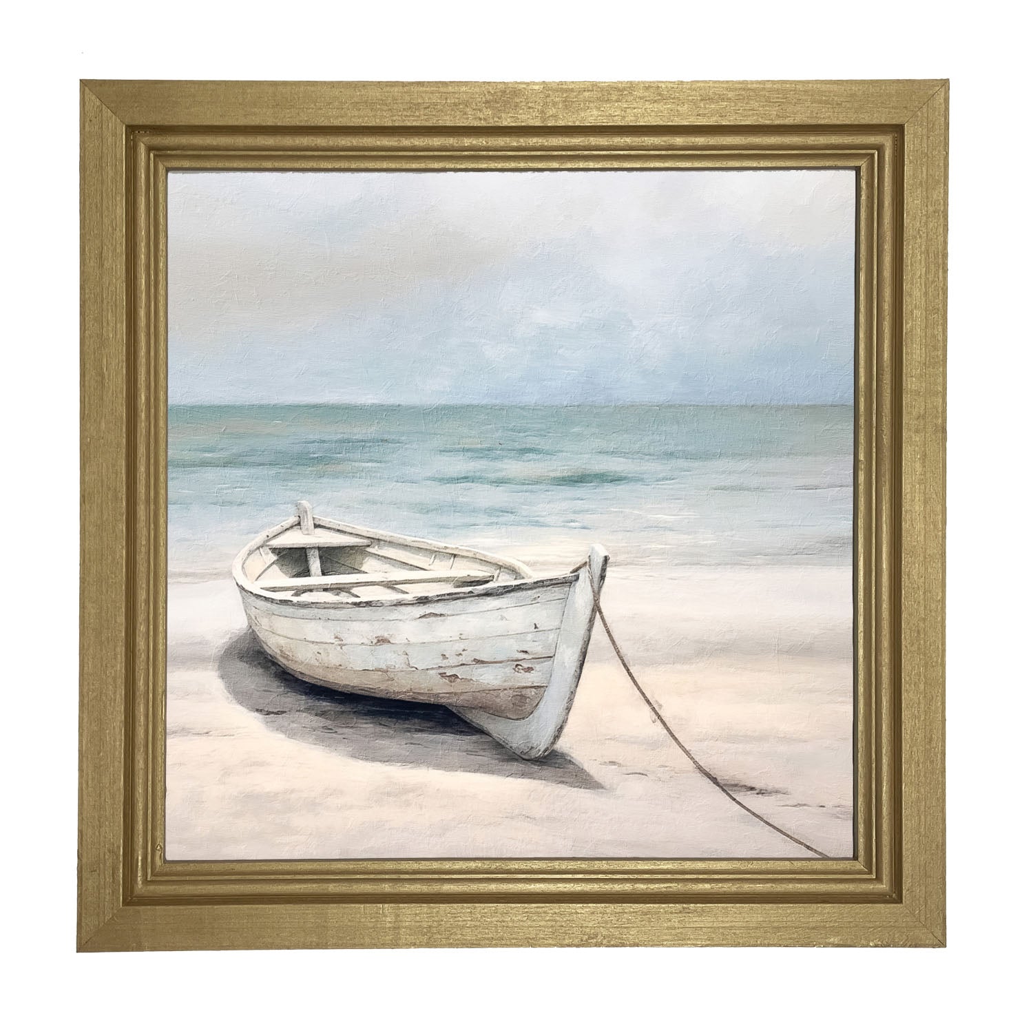 Wooden boat - Framed art
