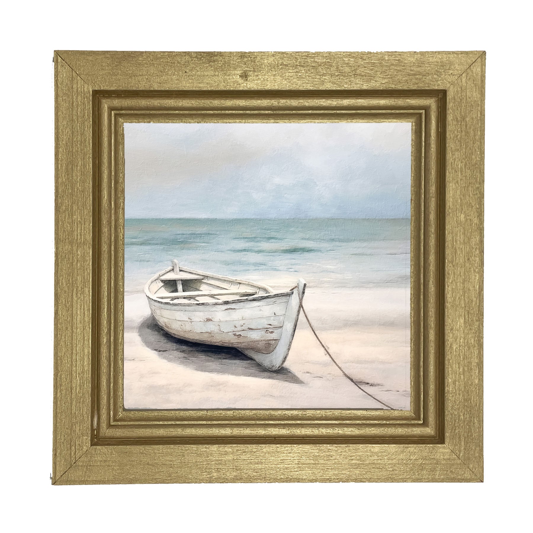 Wooden boat - Framed art