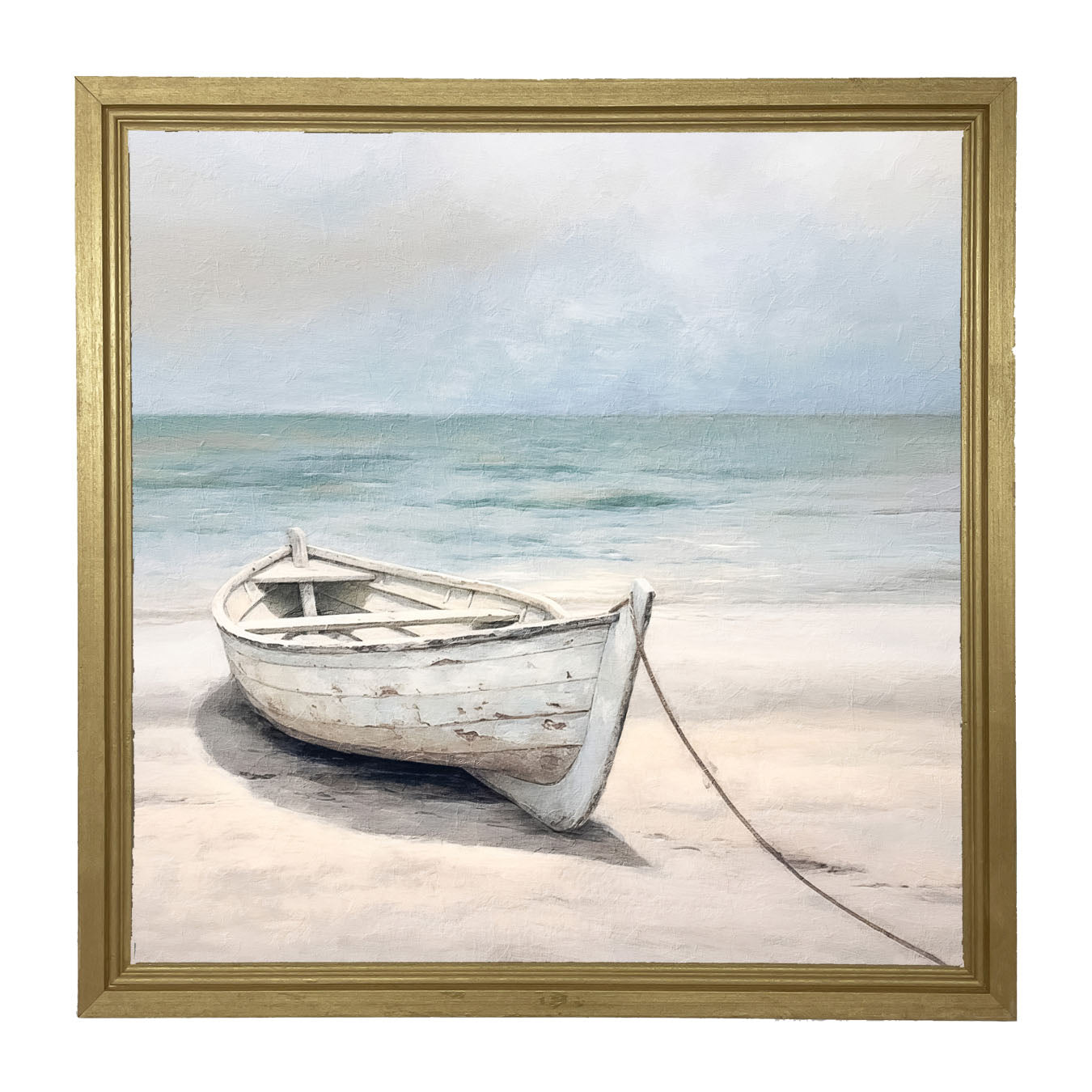 Wooden boat - Framed art