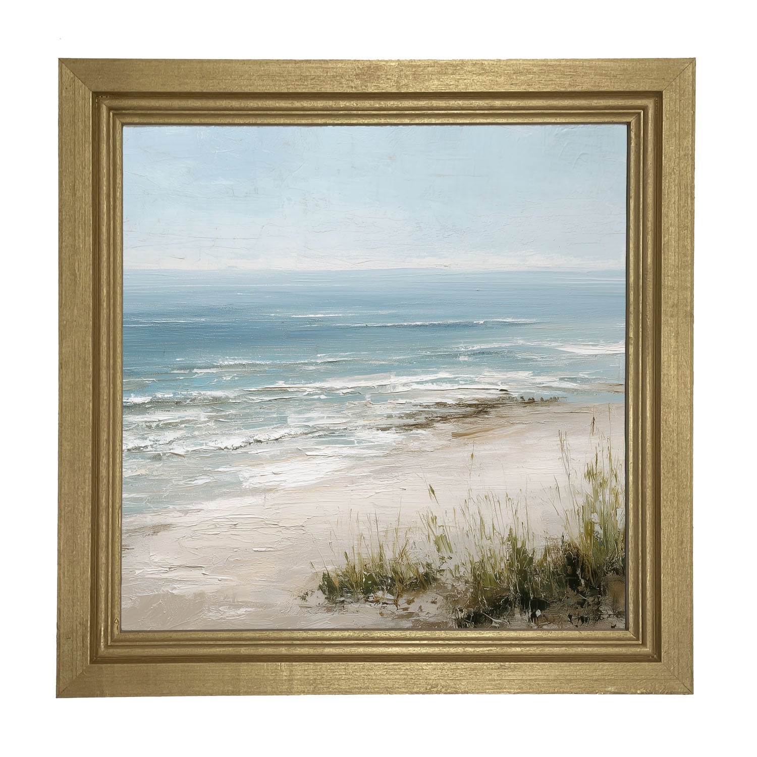 Ocean Island - Beach - Framed Art