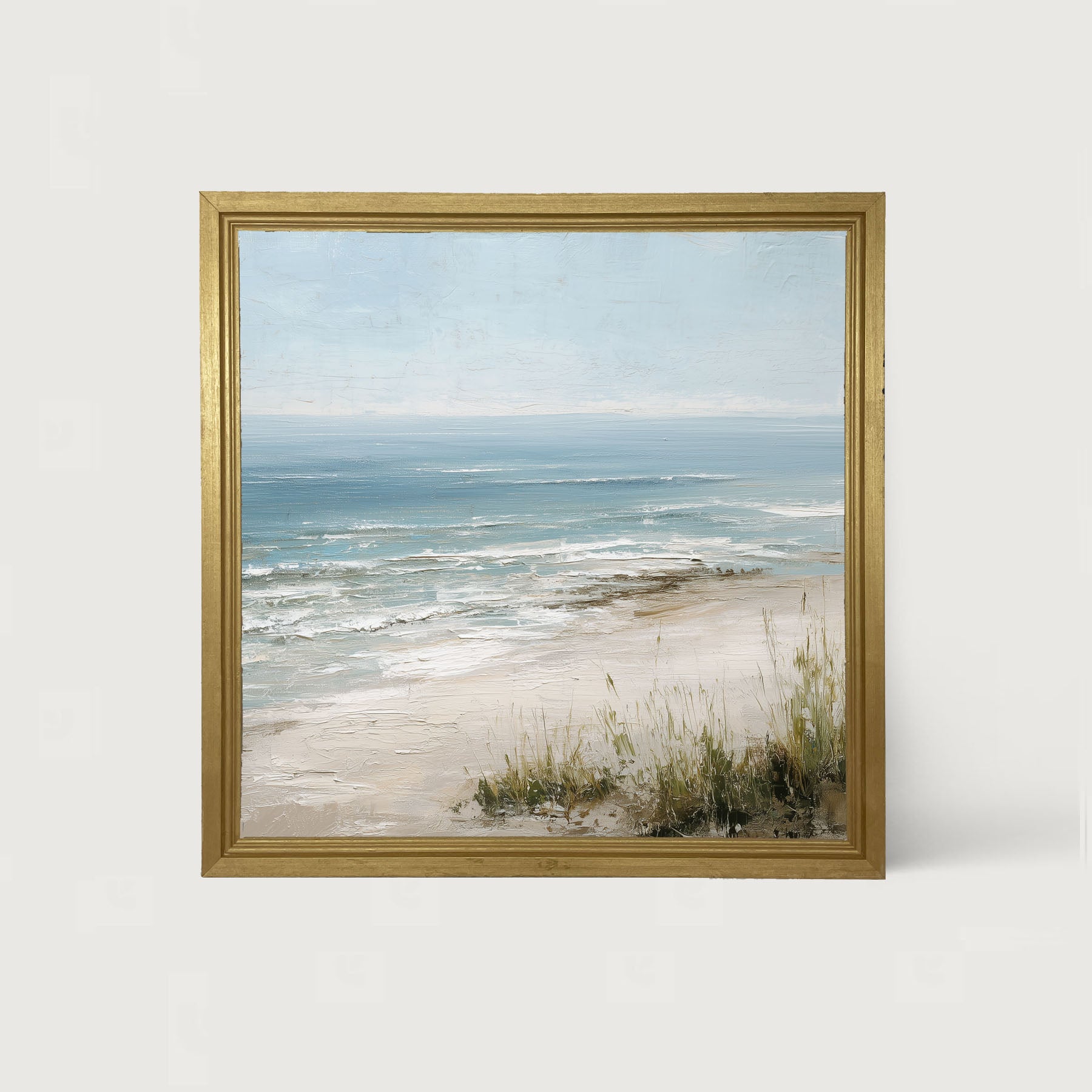 Ocean Island - Beach - Framed Art