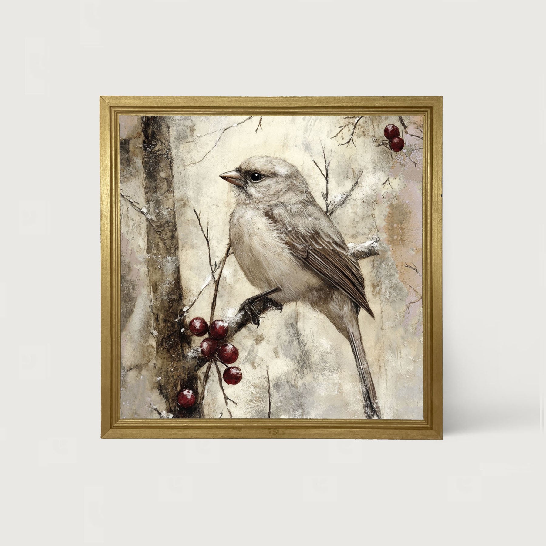 Bird with Berries