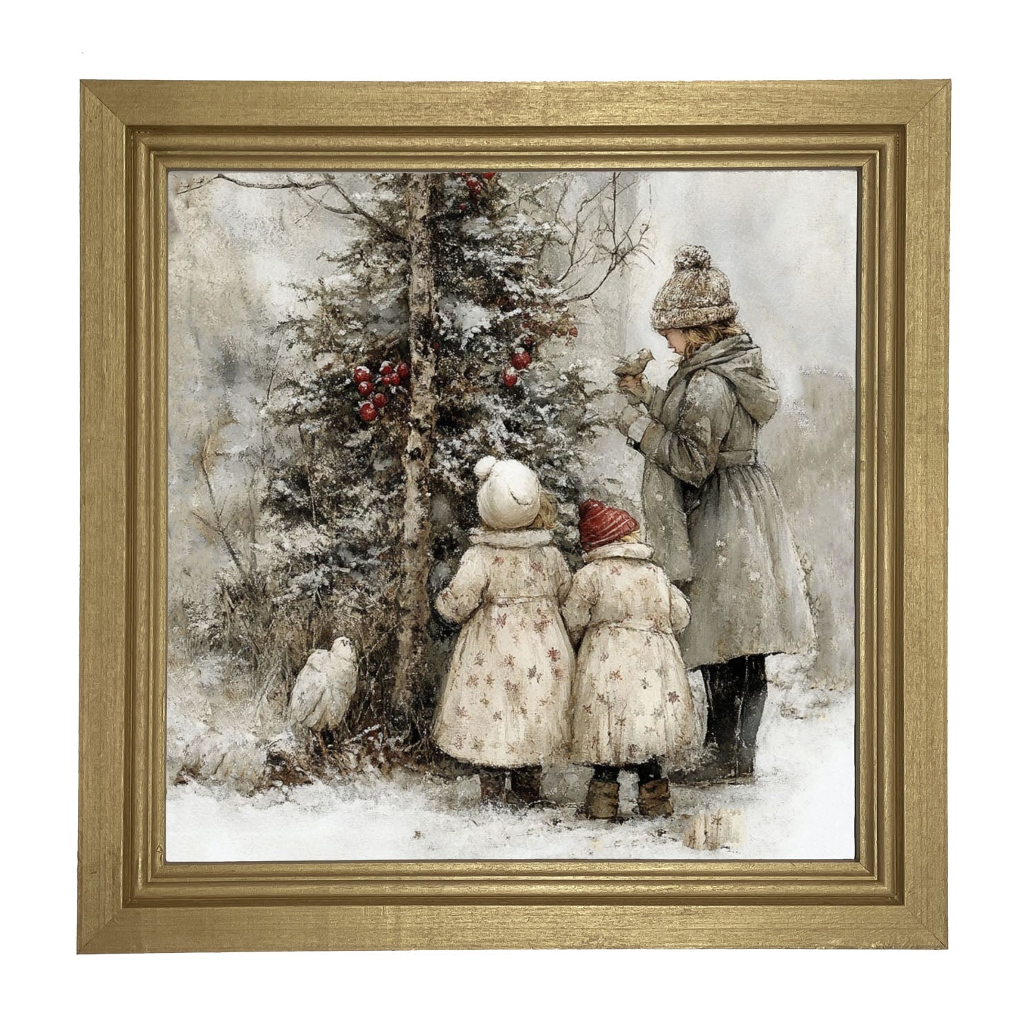Winter's Children - Framed Art