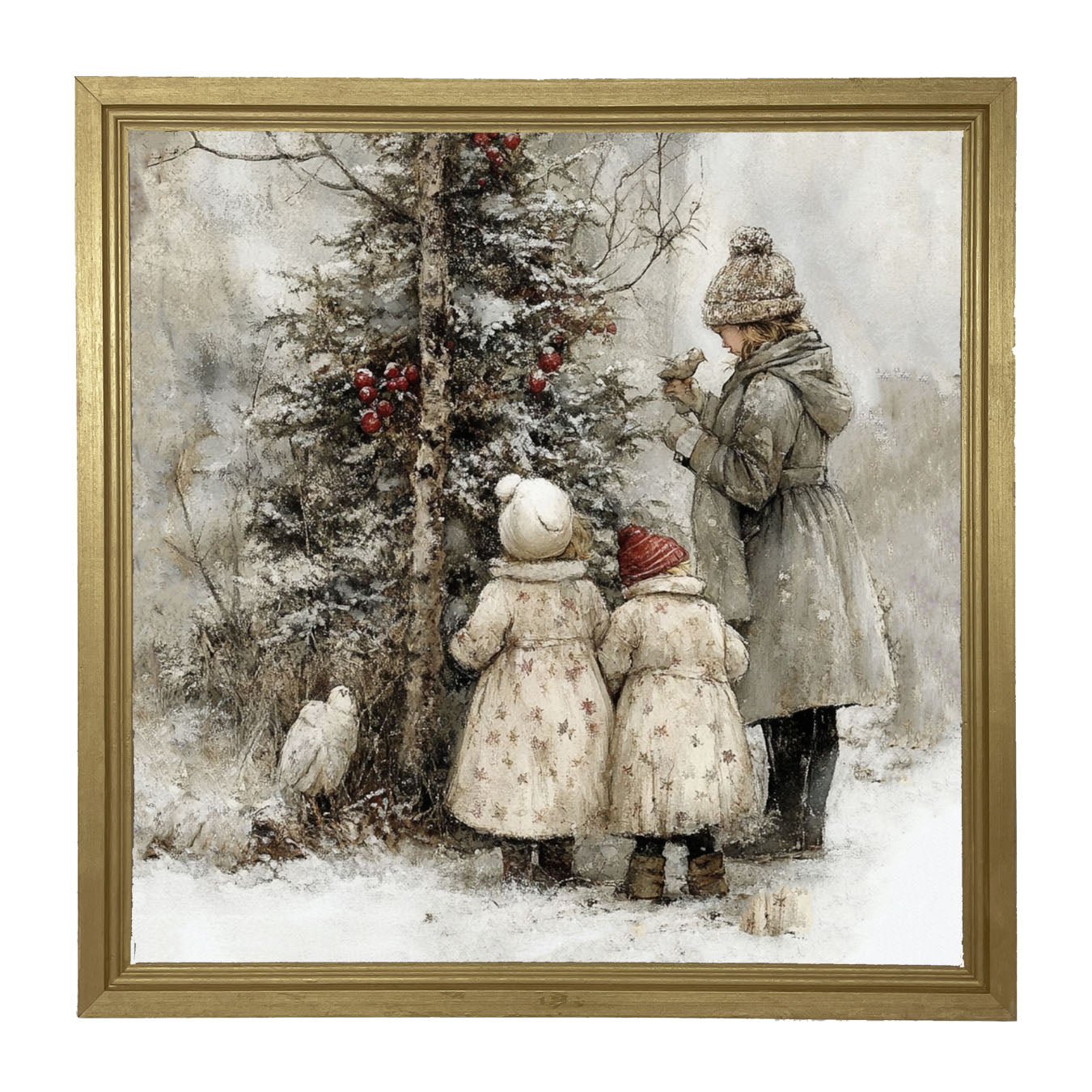Winter's Children - Framed Art