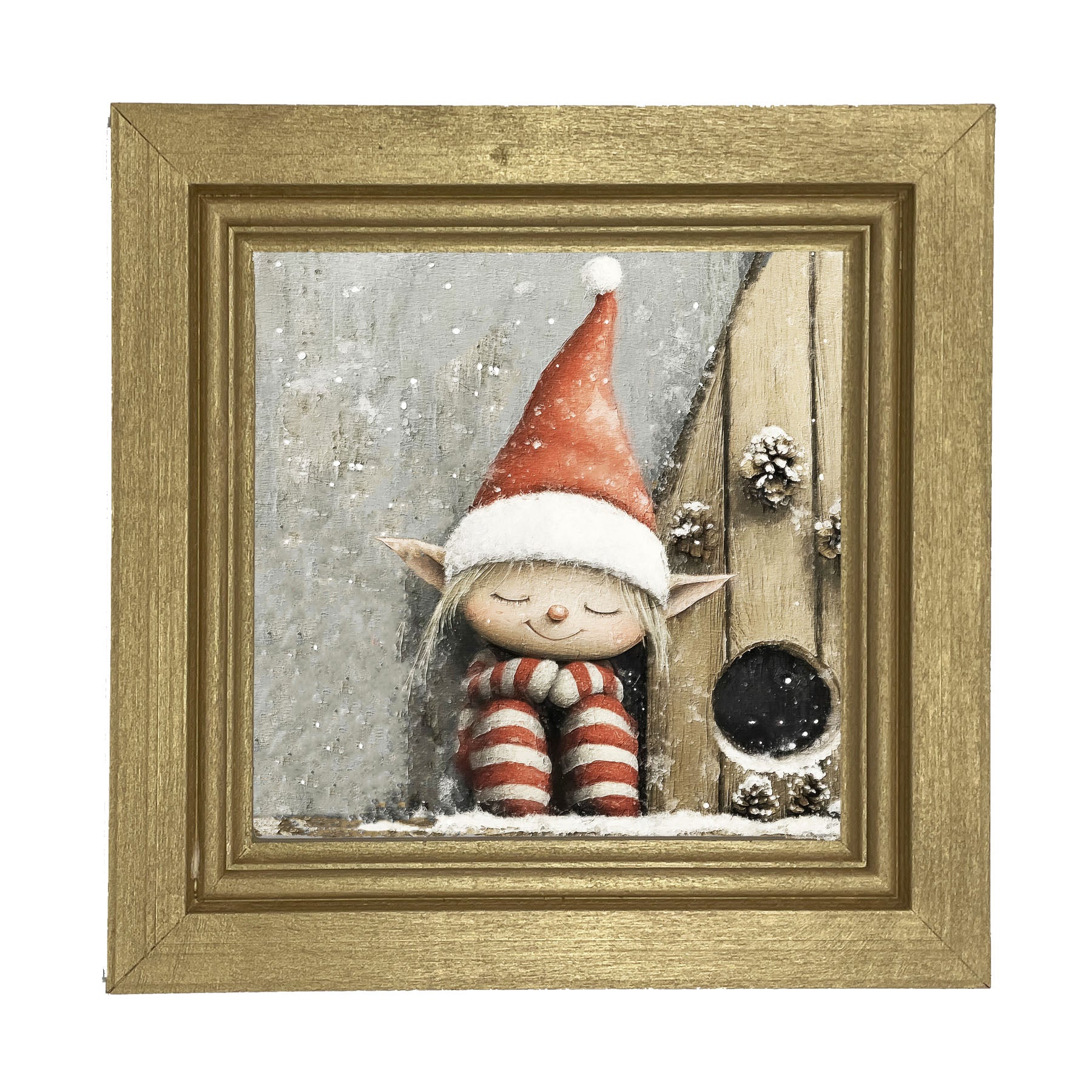 Sleeping Elf - Framed Art