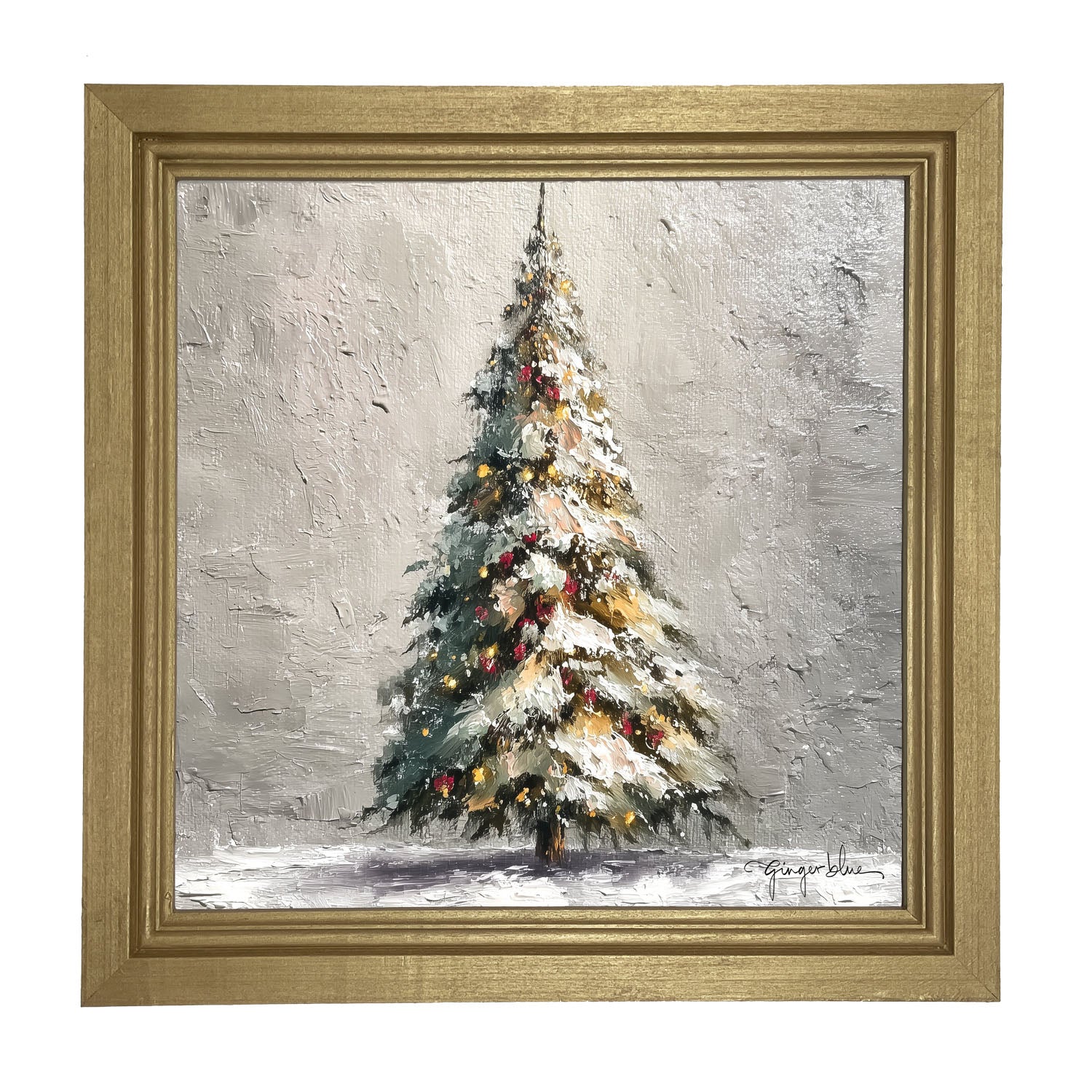 Rustic Christmas Tree - Framed Art