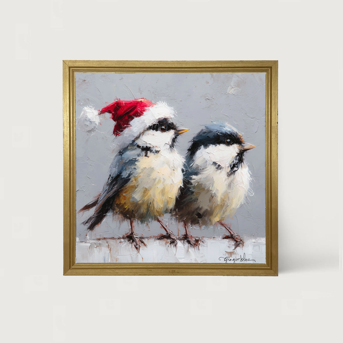 Santa Hat Birds