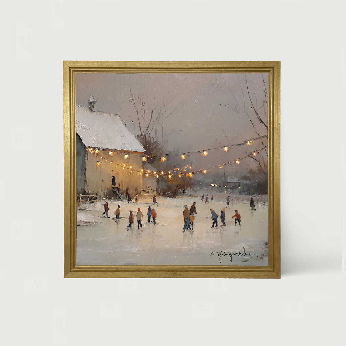 Ice Skating at the Farm