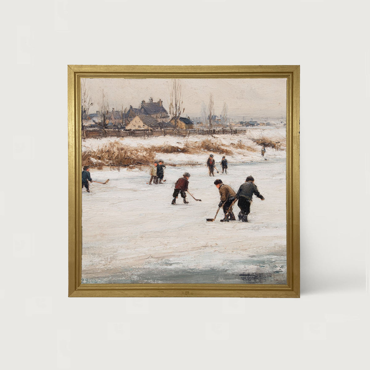 Children Playing Hockey