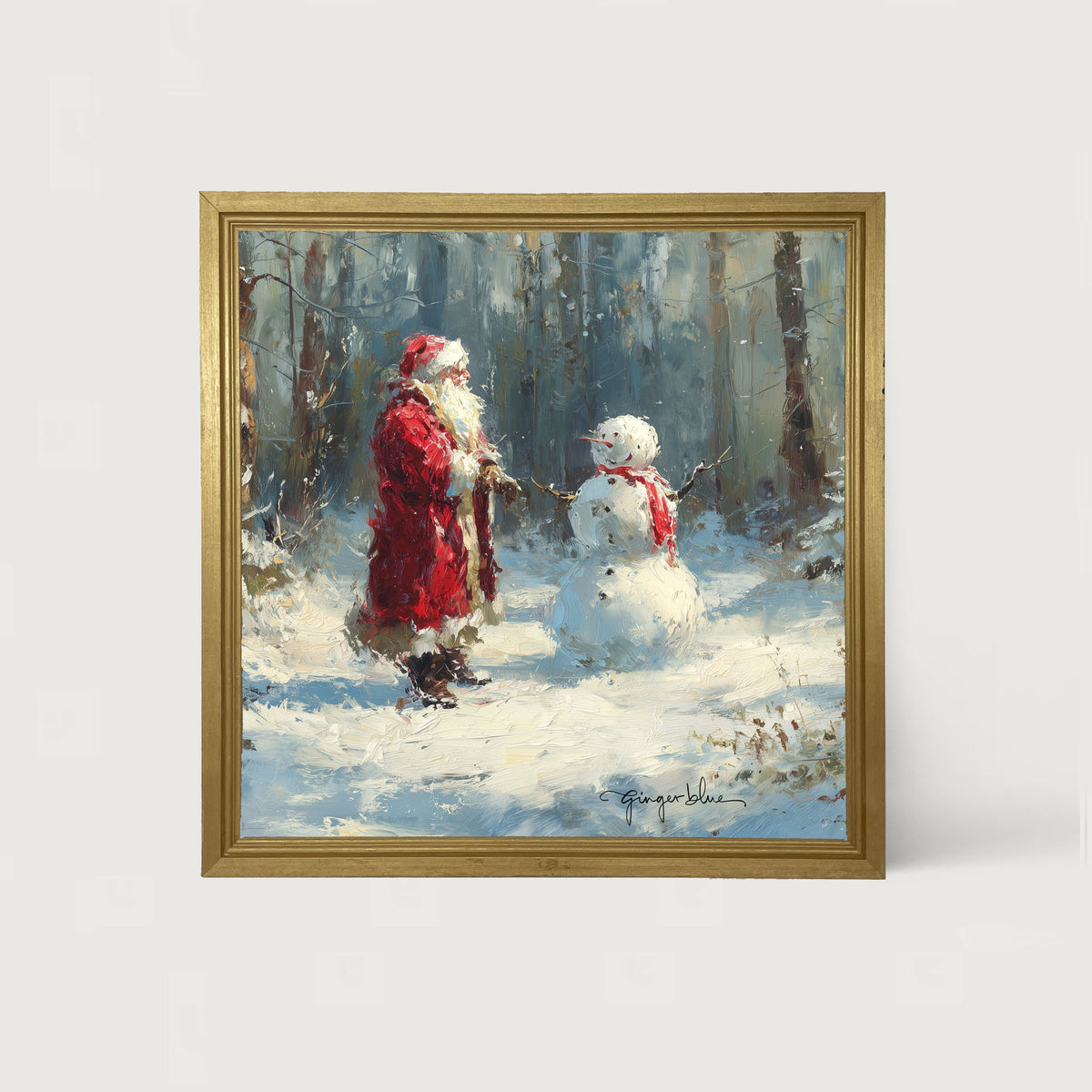 Santa and the Snowman