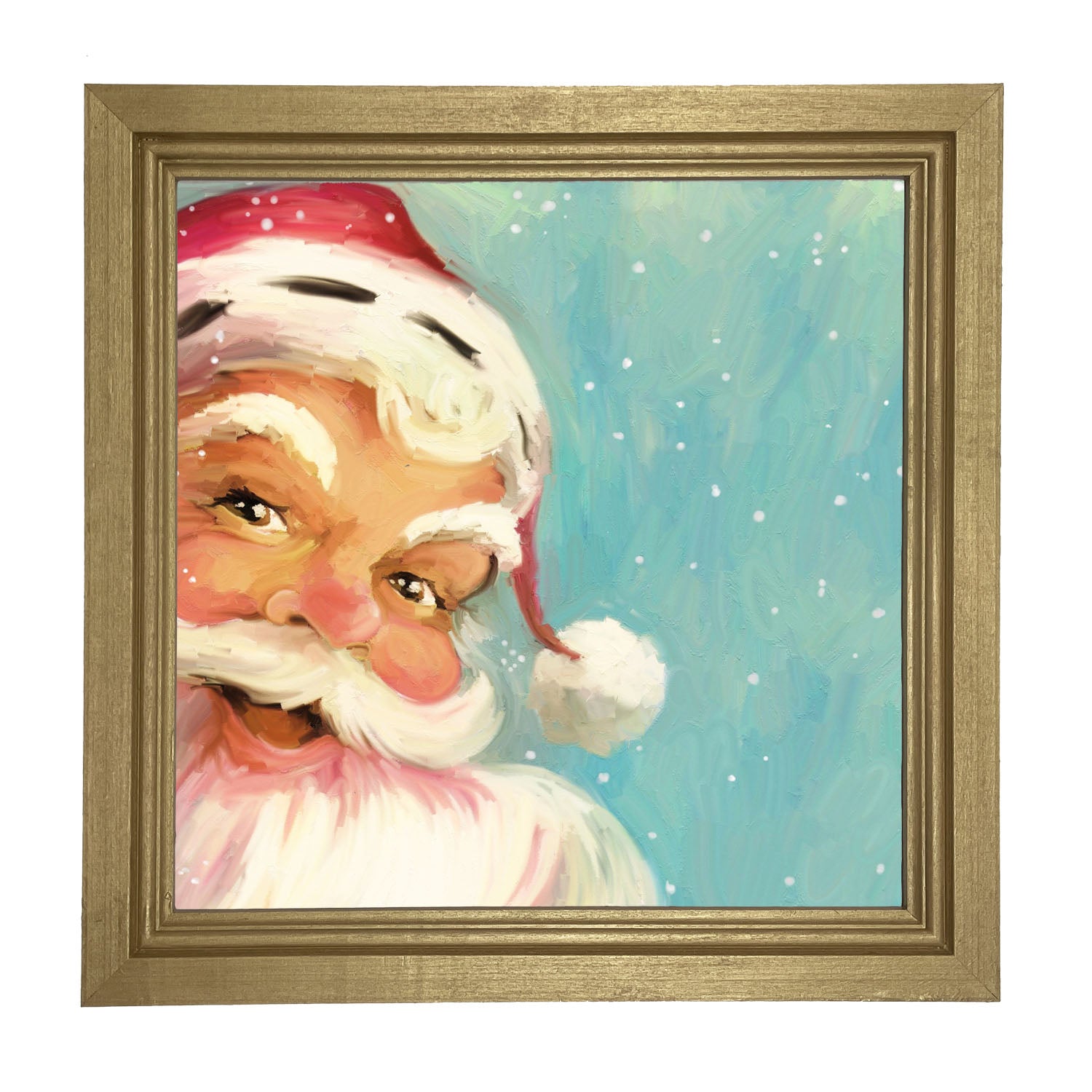 Aqua Santa - Framed Art
