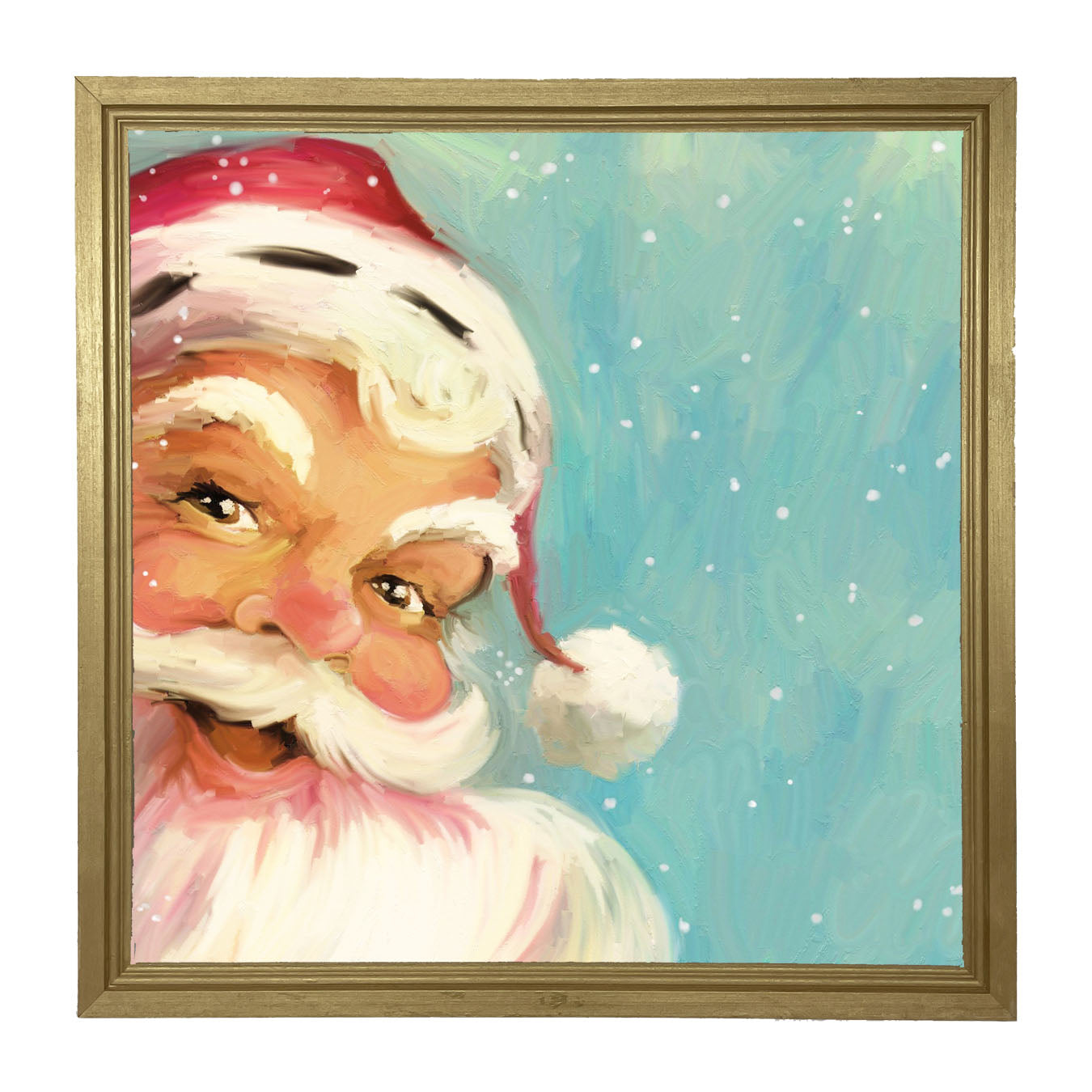 Aqua Santa - Framed Art