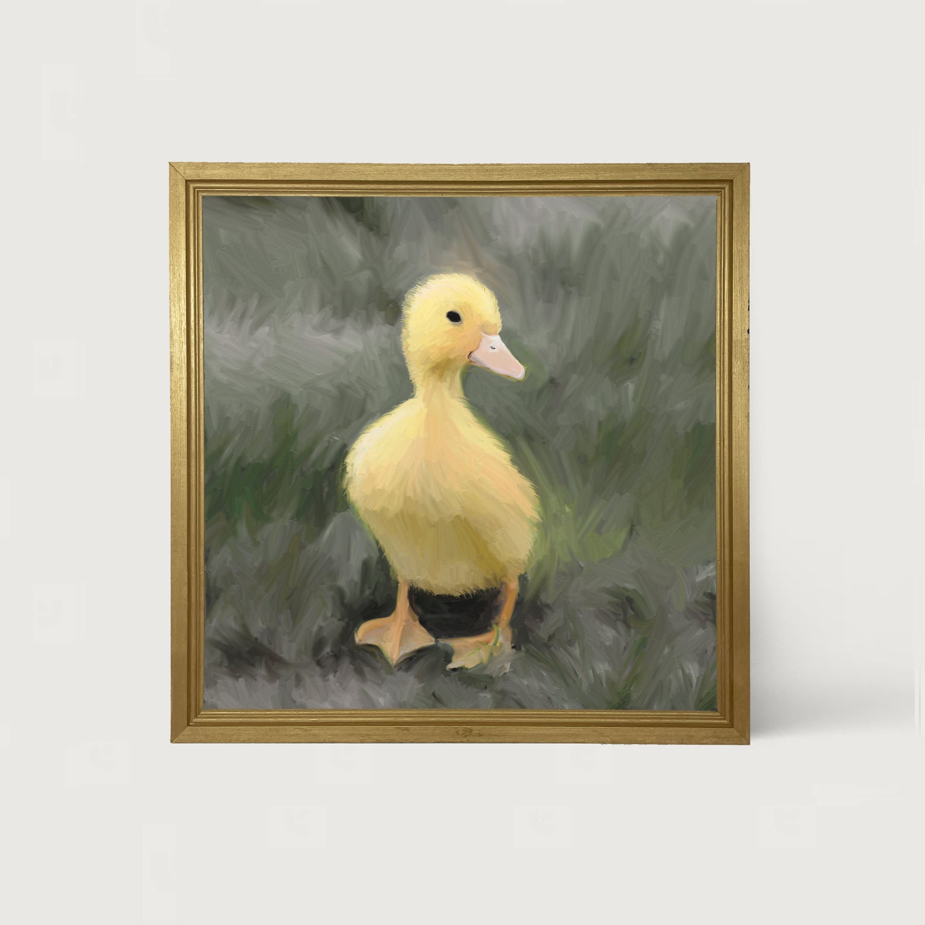 Baby duck - Framed art