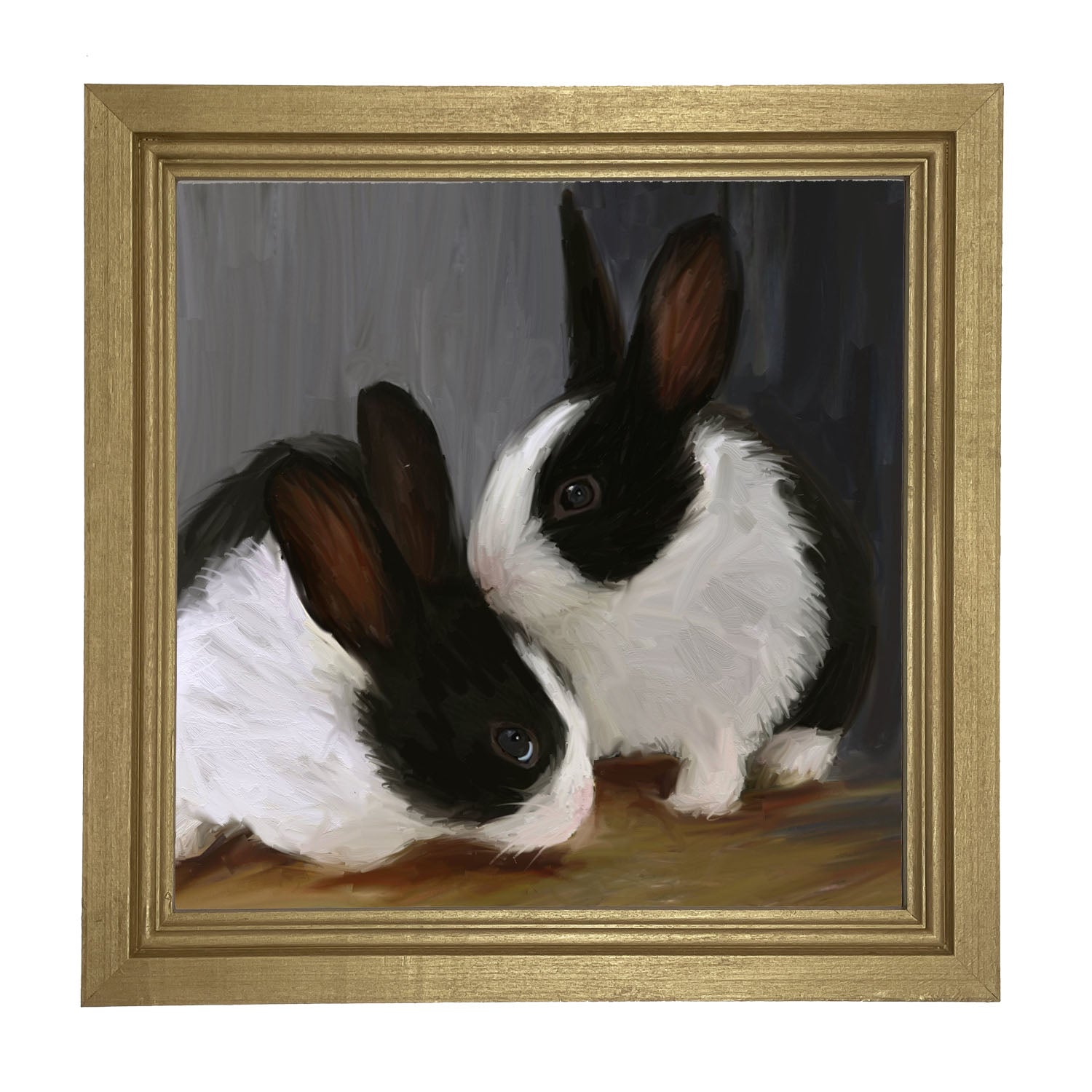 Dutch Bunnies - Framed art